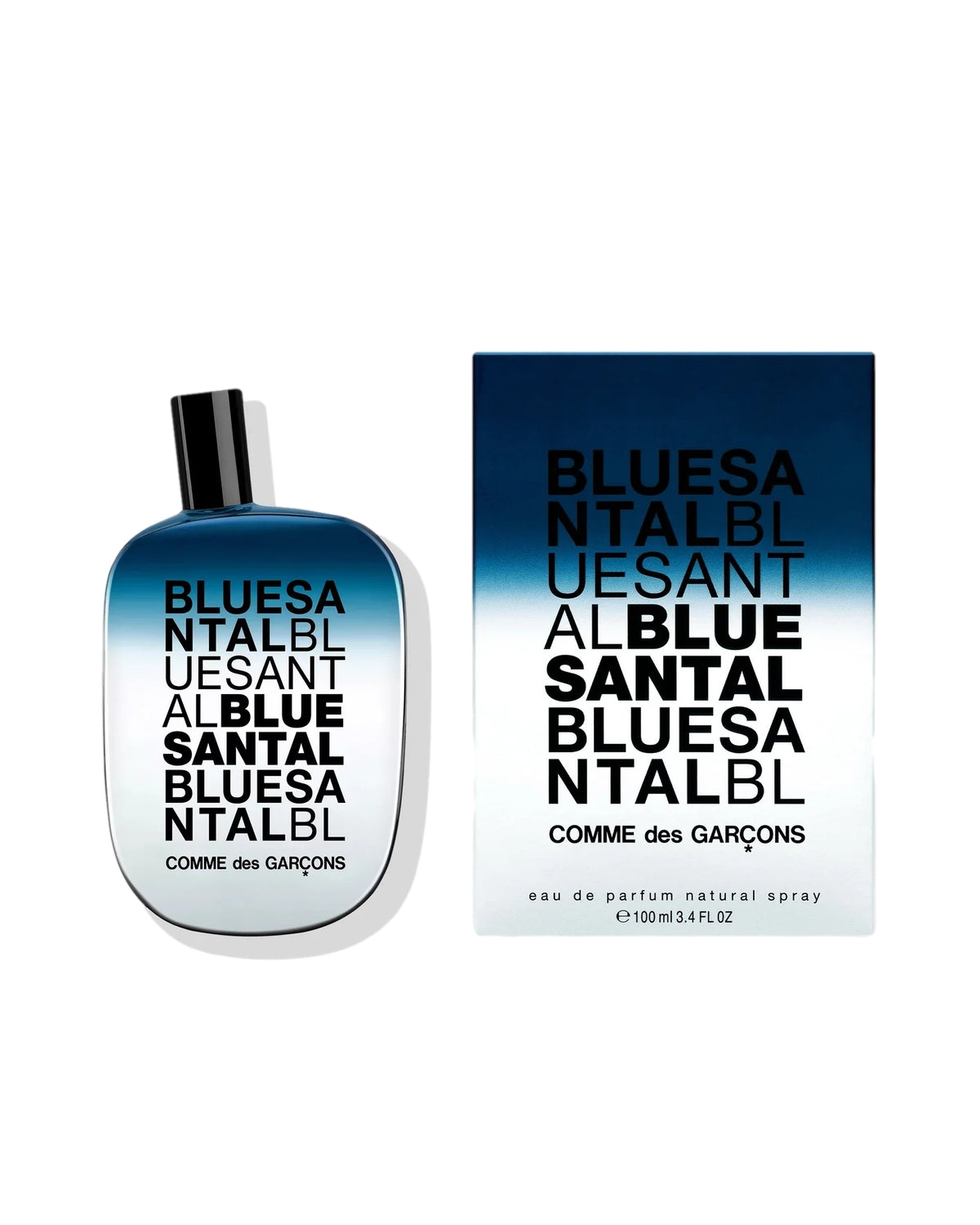 Comme des Garcons Parfums Blue Santal parfyme i blå flaske