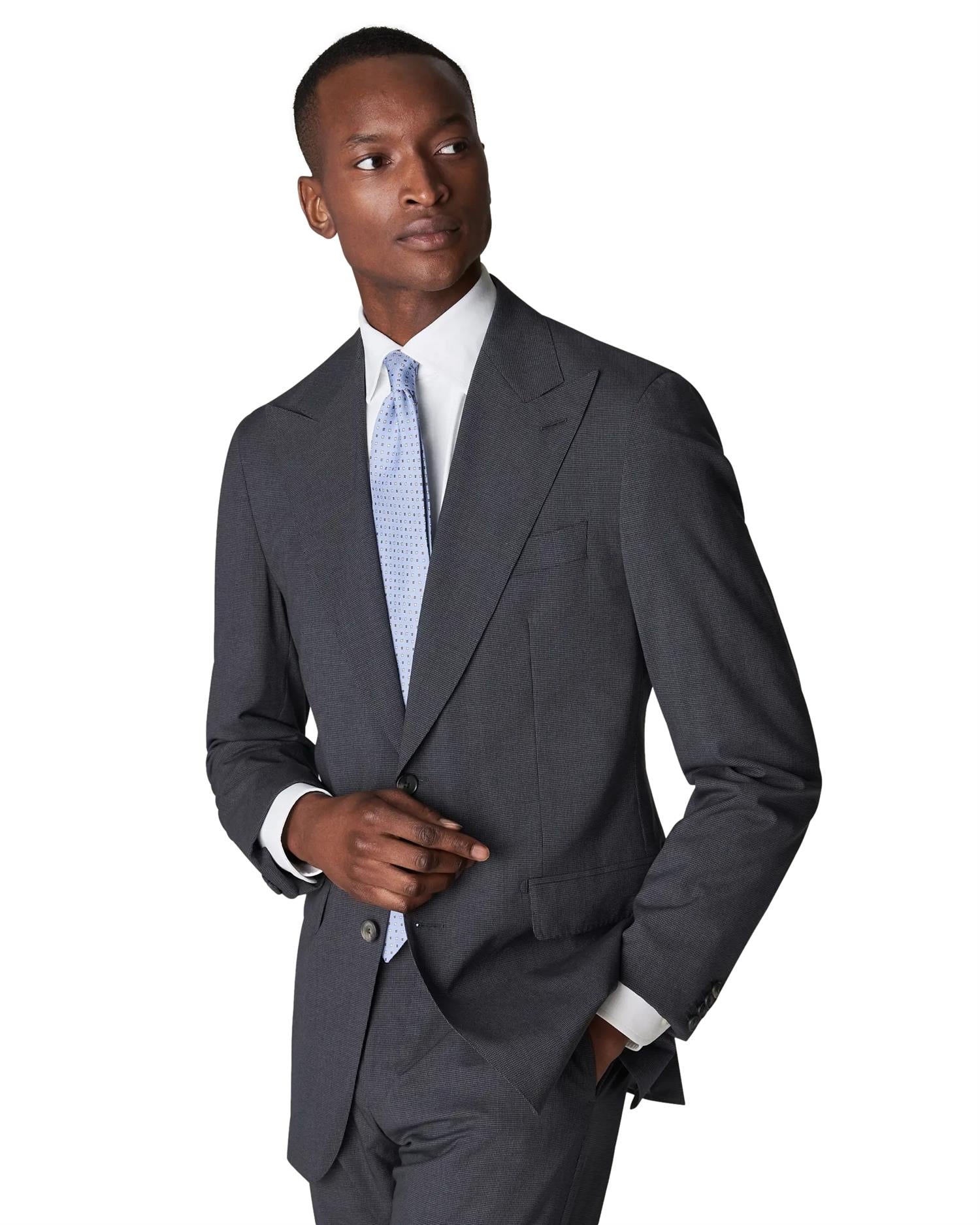 Eton White Four-Way Stretch Shirt Skjorte Hvit - modostore.no