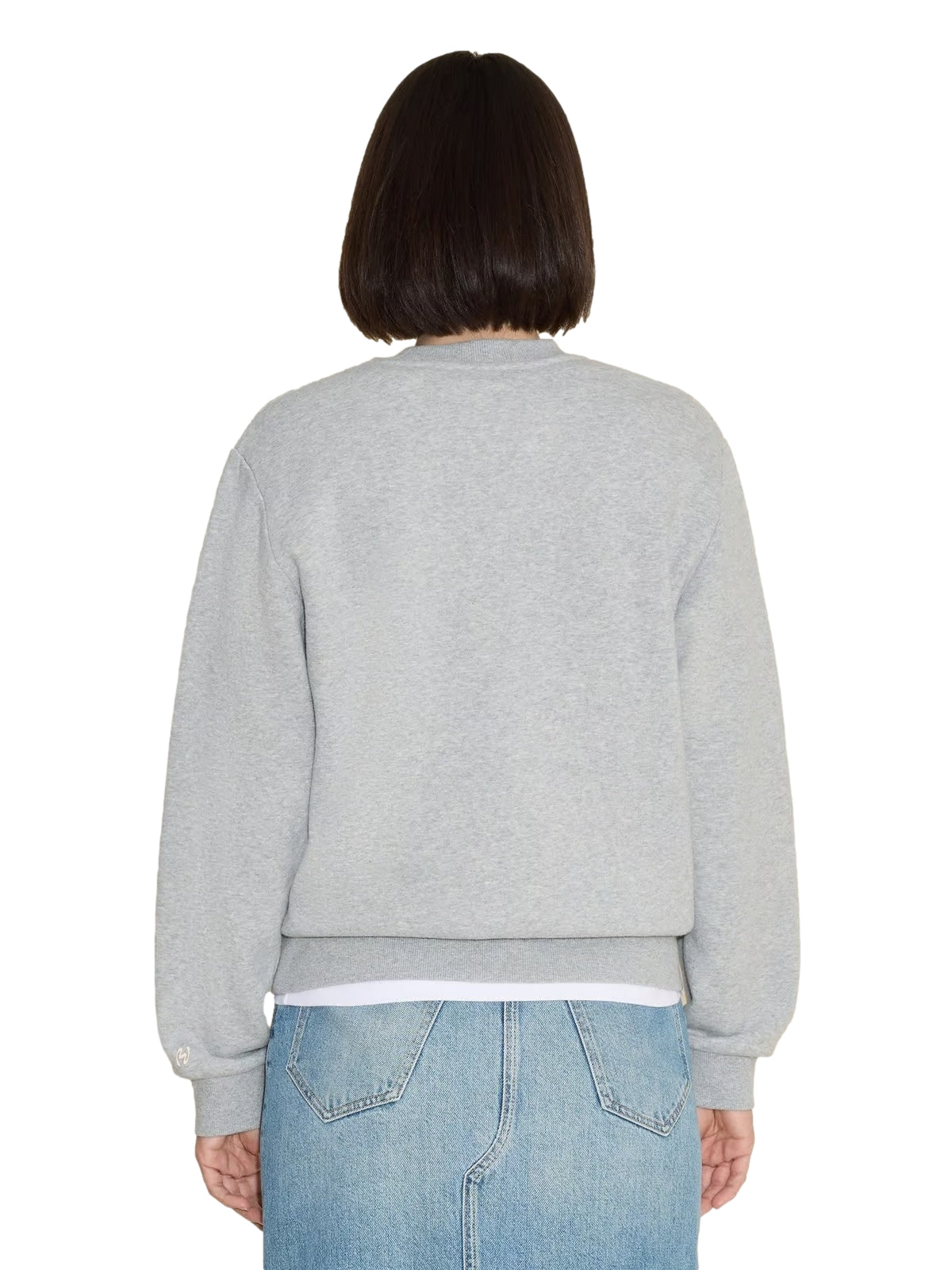 Holzweiler W Regular Crew Genser Lys Grå Melert - modostore.no