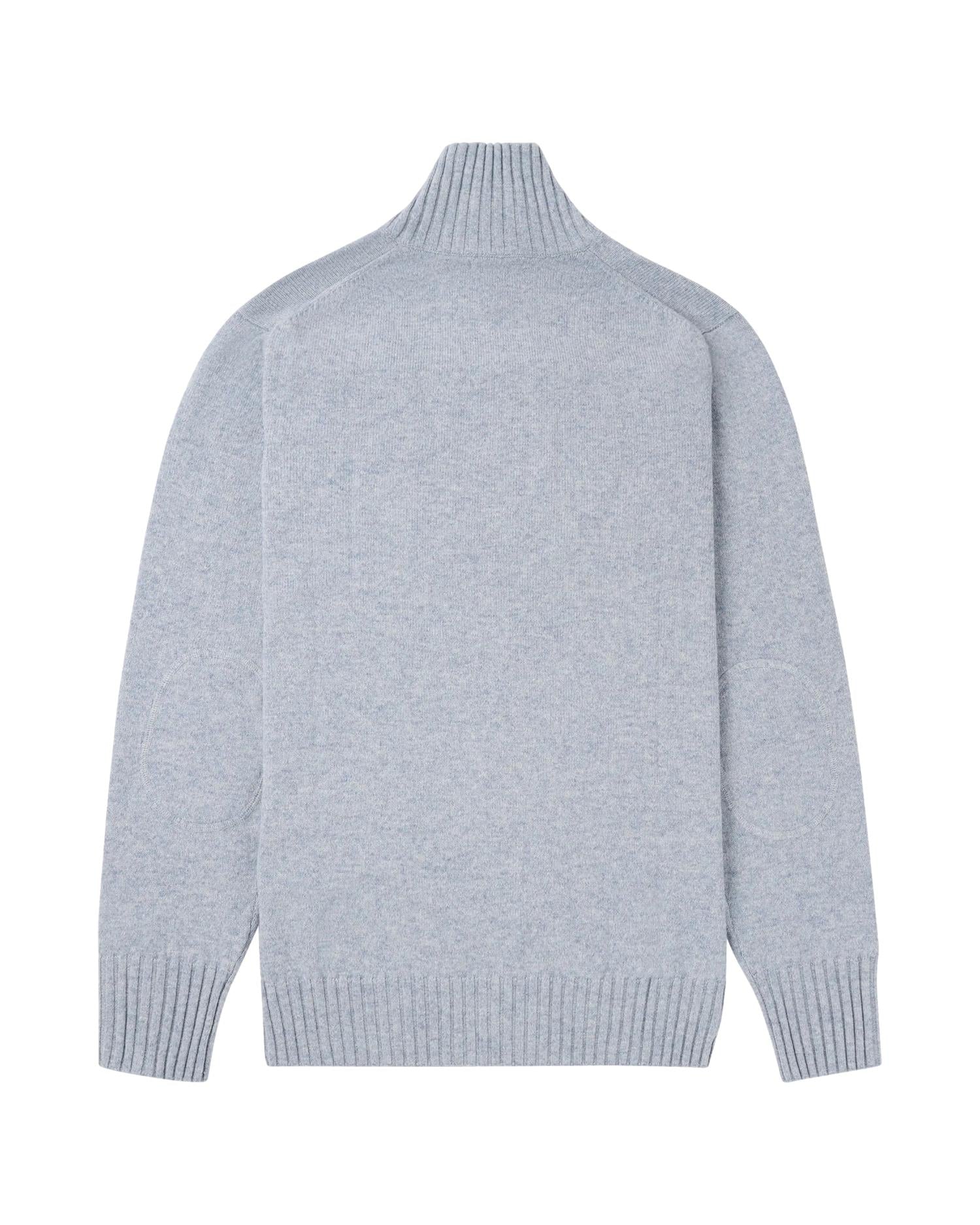 Amundsen Deck Half Zip Mens Genser Lyseblå - modostore.no