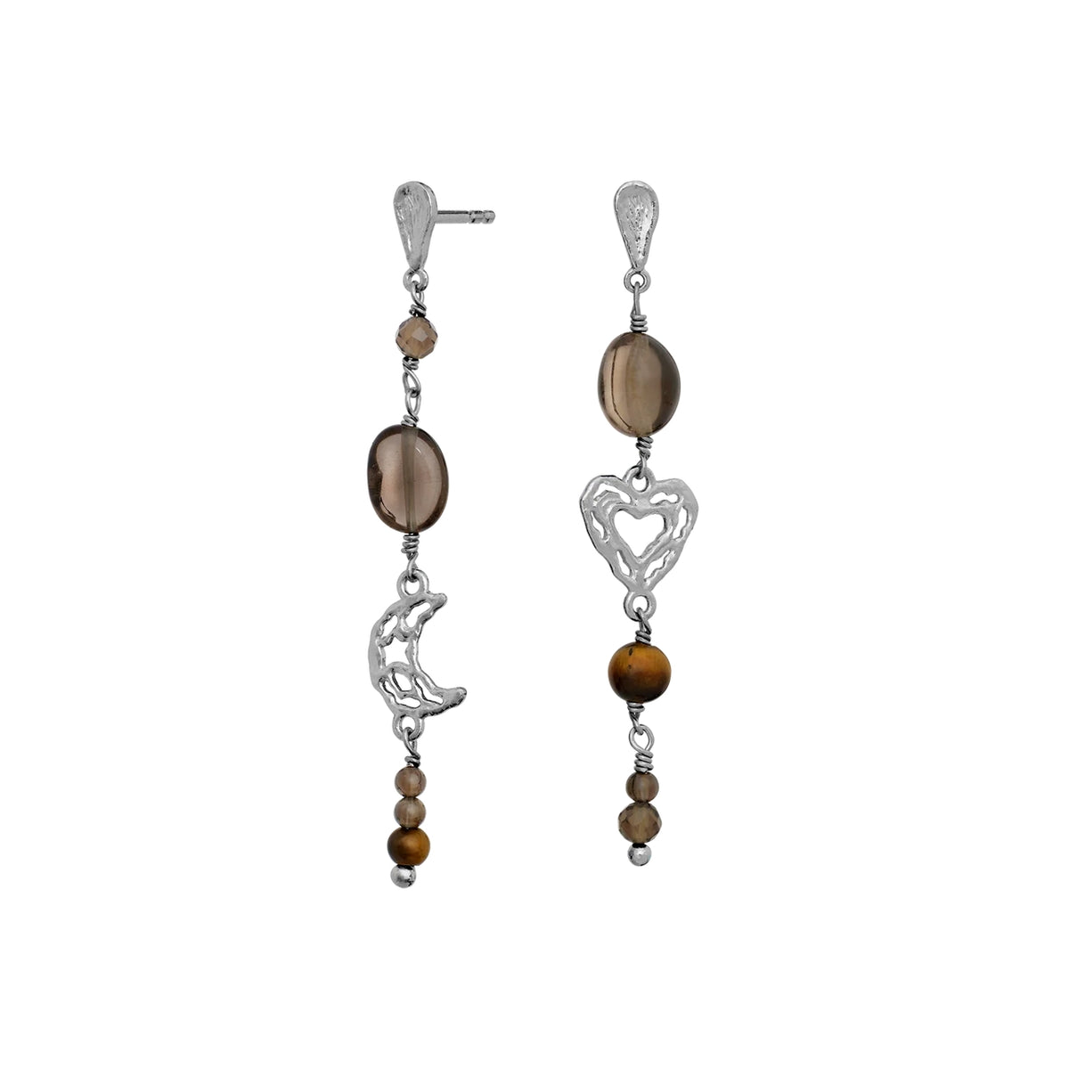 Maanesten Alberte Earrings Øredobber Sølv