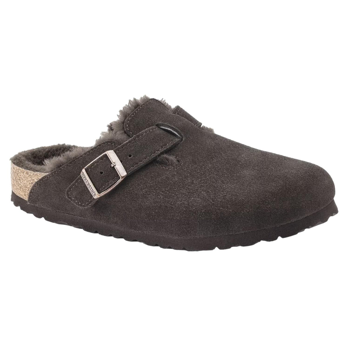 Birkenstock Boston Shearling Narrow Mocca Sko Brun