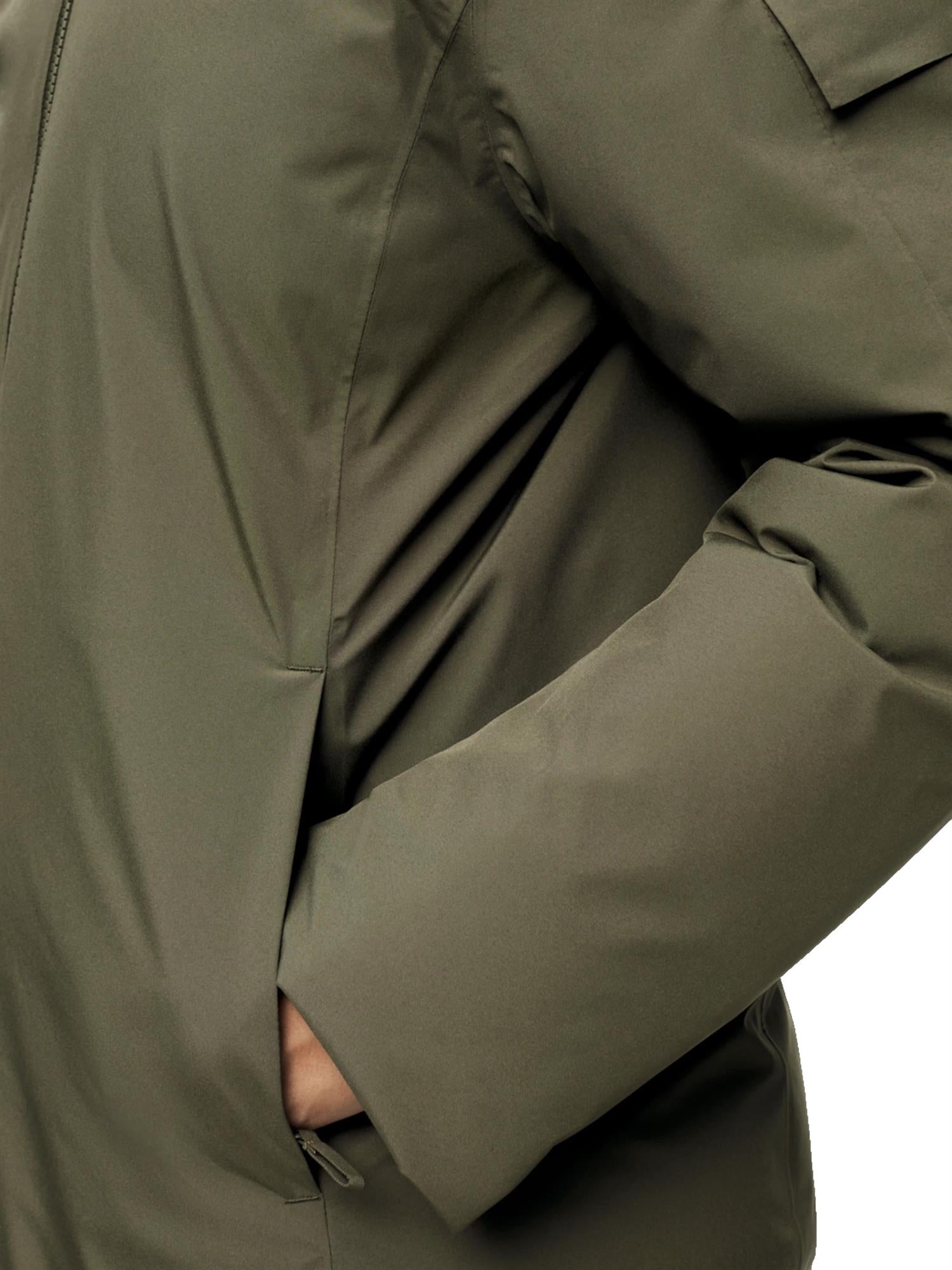 Blæst Bjorli Down Jacket Grape Leaf Jakke Oliven