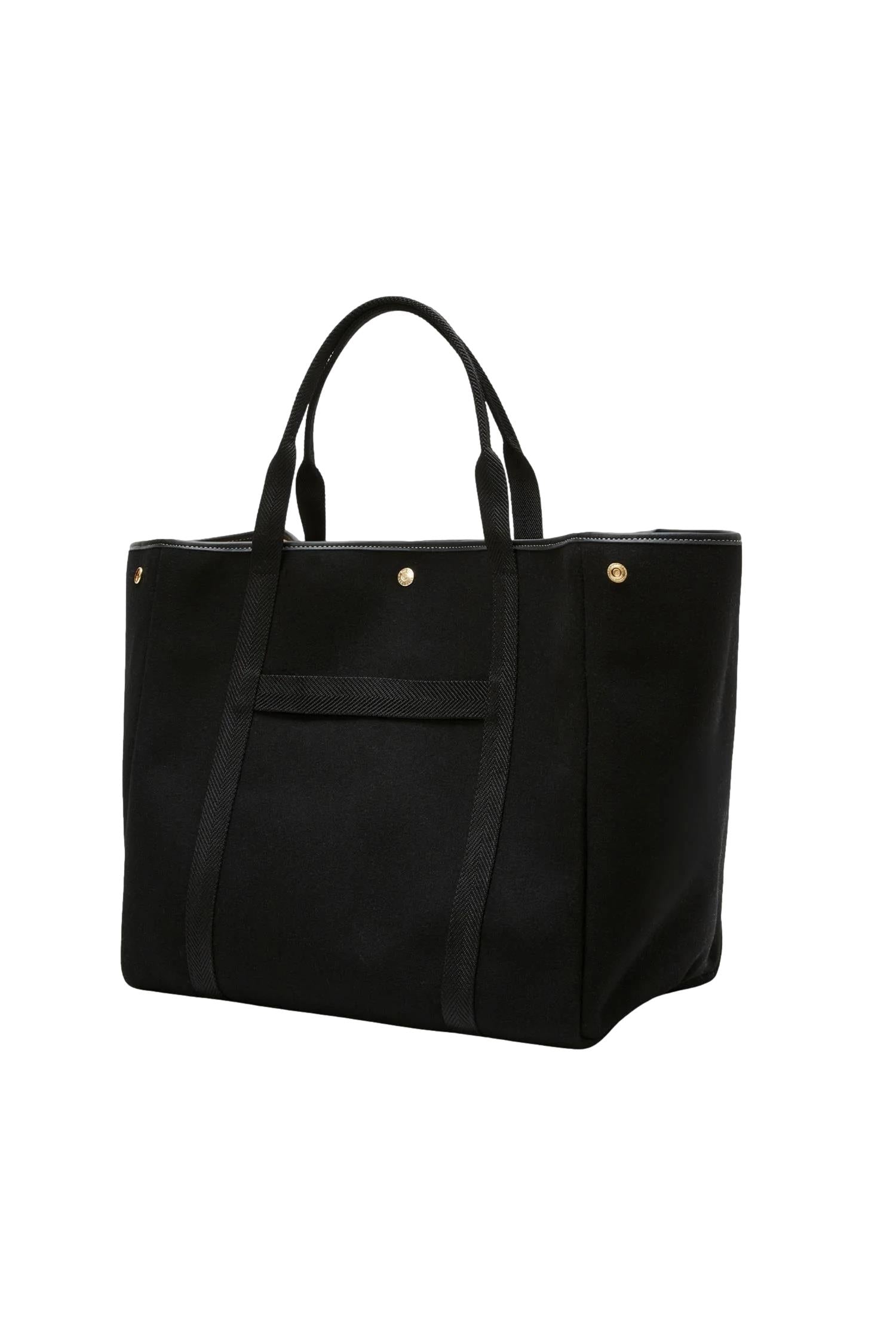 Rue de Verneuil Traversée L Whip Black Flannel Veske Sort - modostore.no