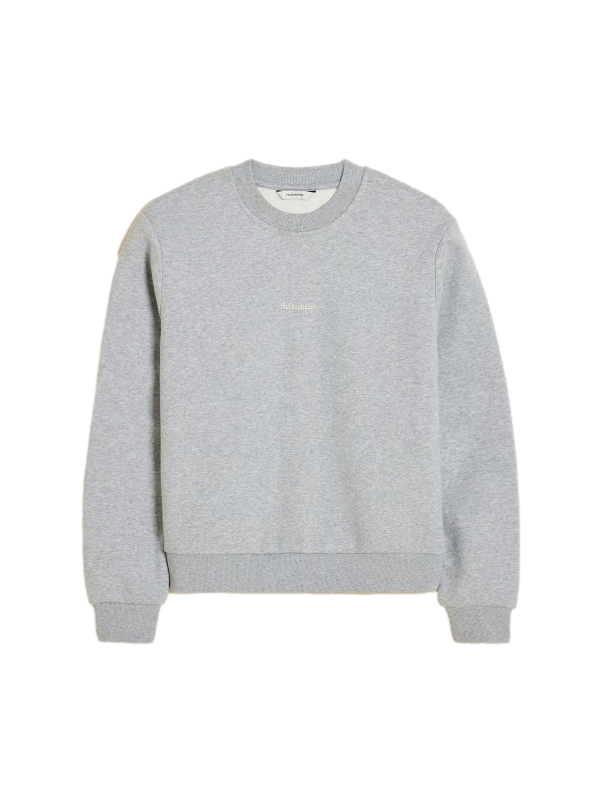 Holzweiler W Regular Crew Genser Lys Grå Melert - modostore.no