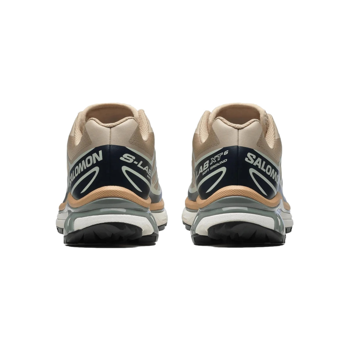 Salomon XT-6 Oxford Tan/Carbon/Clearly Aqua Sko Lys Brun - modostore.no