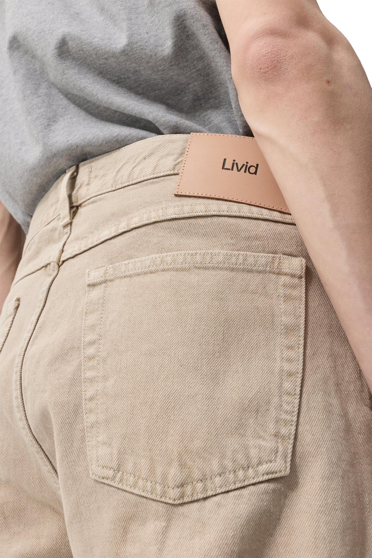 Livid Barnes Faded Porcelain Jeans Beige