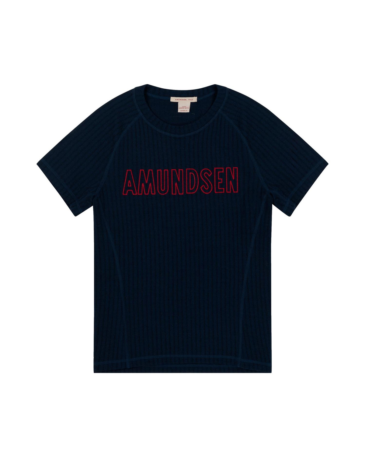 Amundsen Hero's Hide Tee Womens Ullundertøy Navy