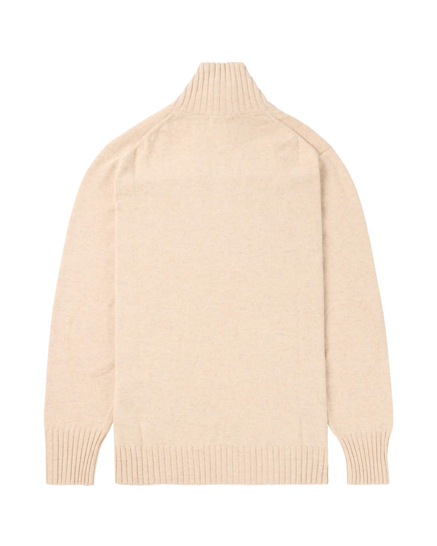 Amundsen Deck Half Zip Mens Genser Beige - modostore.no