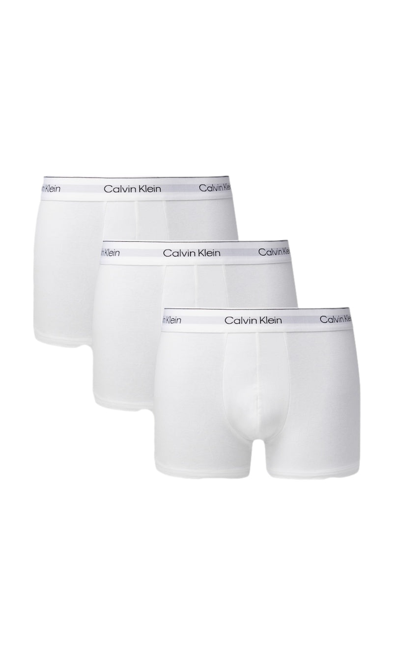 Calvin Klein Underwear Boxer Brief Modern Cotton 3PK Boxershorts Hvit - modostore.no
