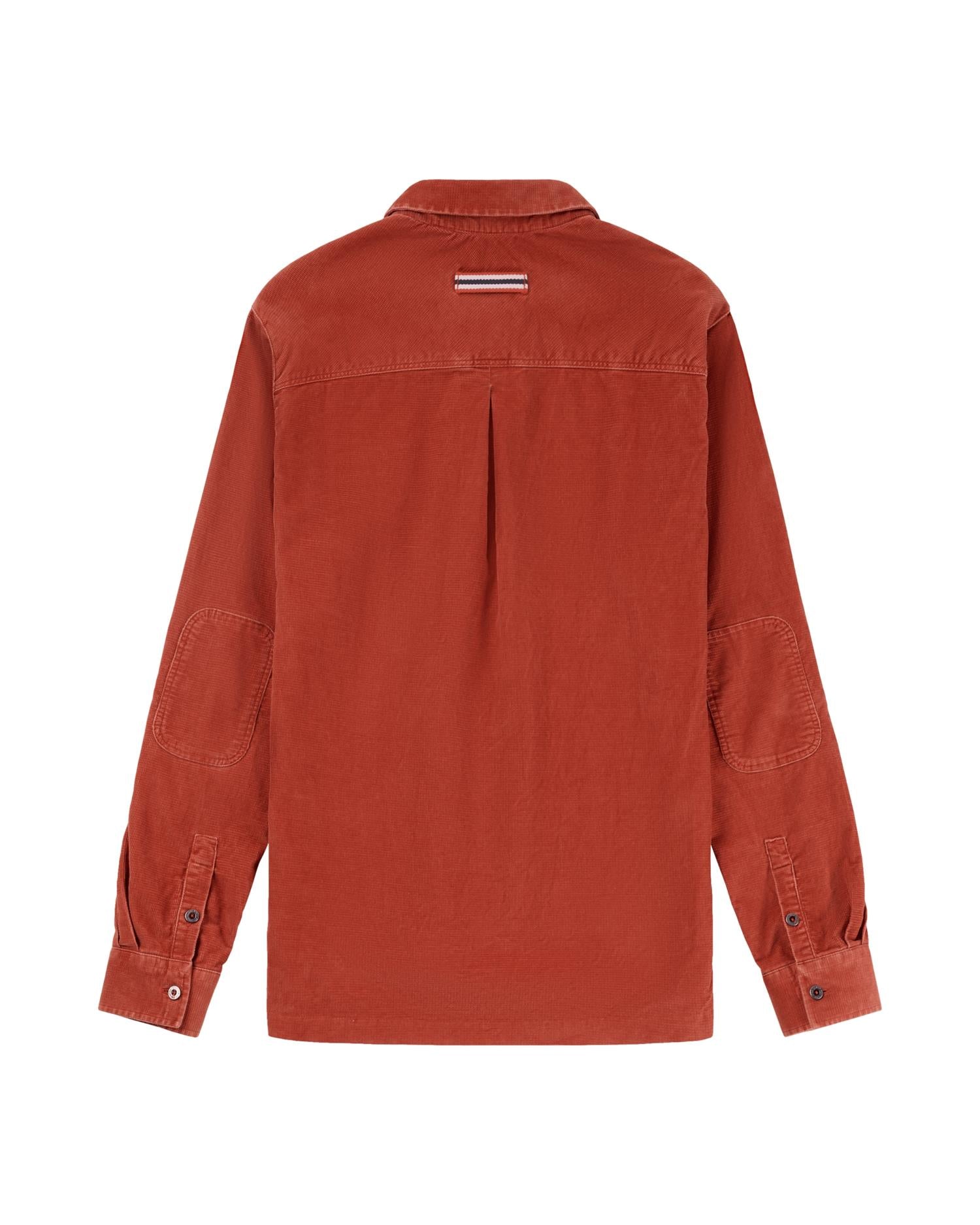 Amundsen Ranger Velvet Half-Zip Shirt Mens Skjorte Rød
