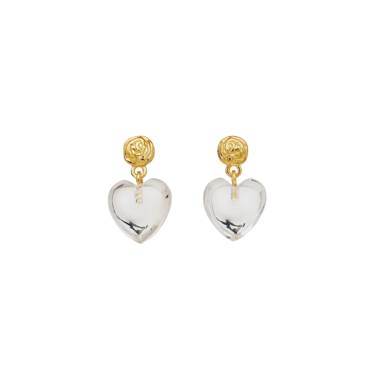 Maanesten Lemona Petit Earrings Øredobber Gull - modostore.no