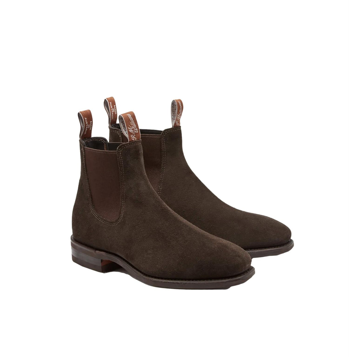 R.M. Williams Comfort Craftsman Boot Suede Chocolate Boots Mørkebrun