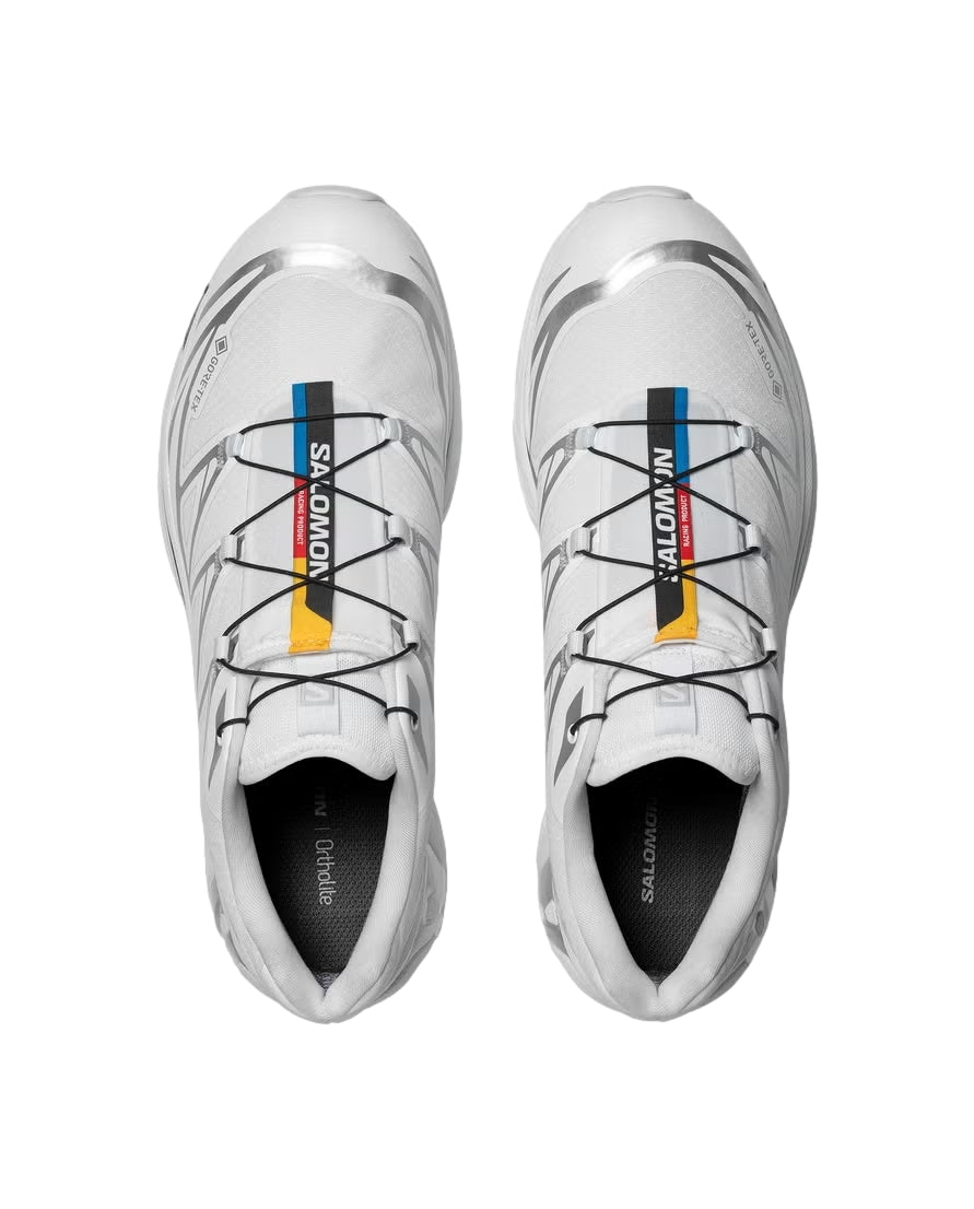 Salomon XT-6 GTX WHITE/WHITE/FTW SILVER Sko Hvit Og Sølv - modostore.no
