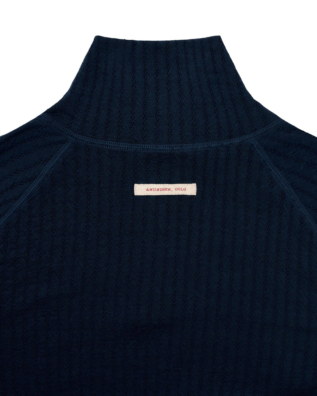 Amundsen Hero's Hide Half Zip Womens Ullundertøy Mørkeblå
