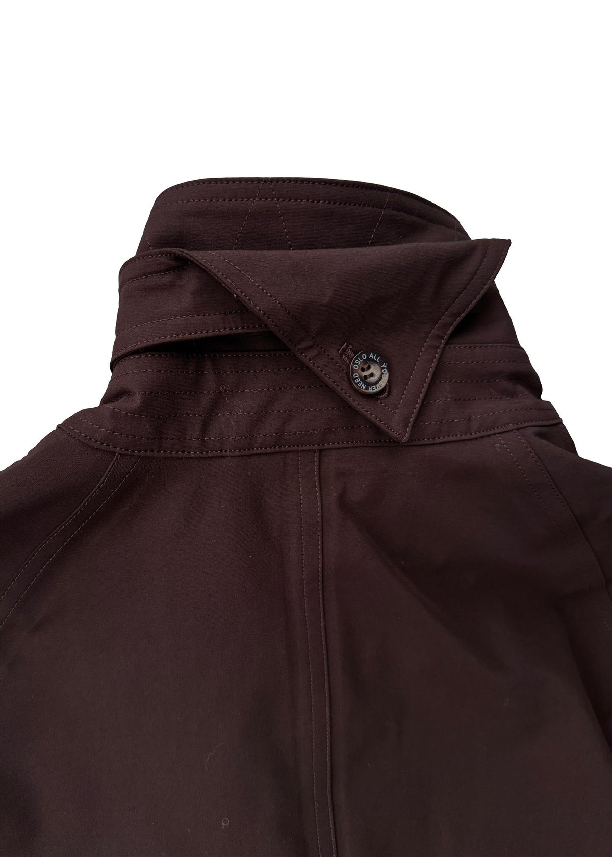 AYEN Souten Collar Coat Jakke Brun