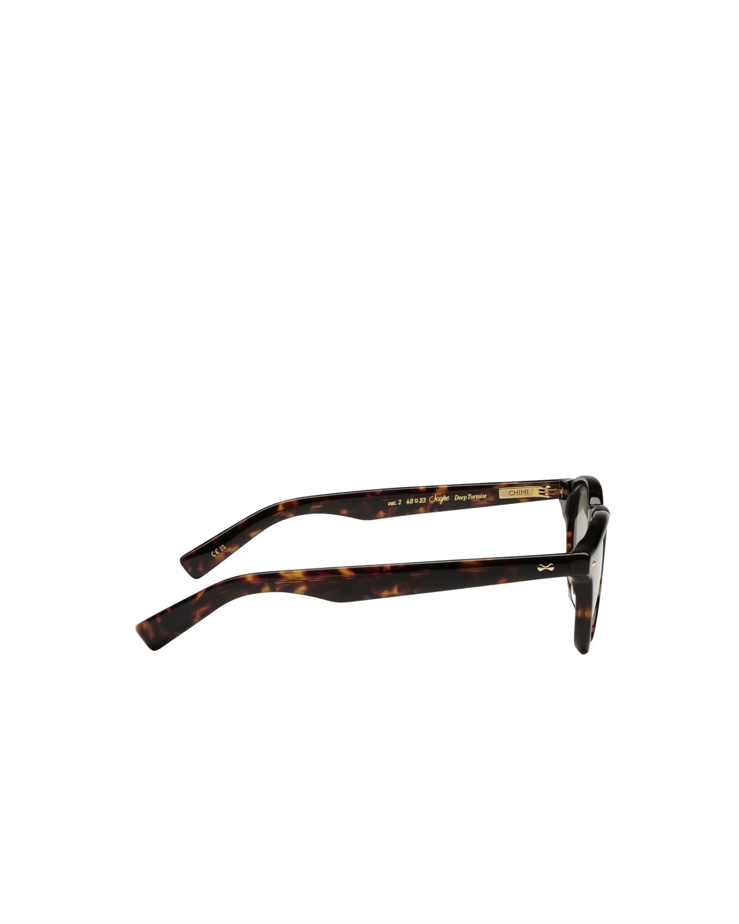 Chimi Eyewear Scope Deep Tortoise Solbriller Brun