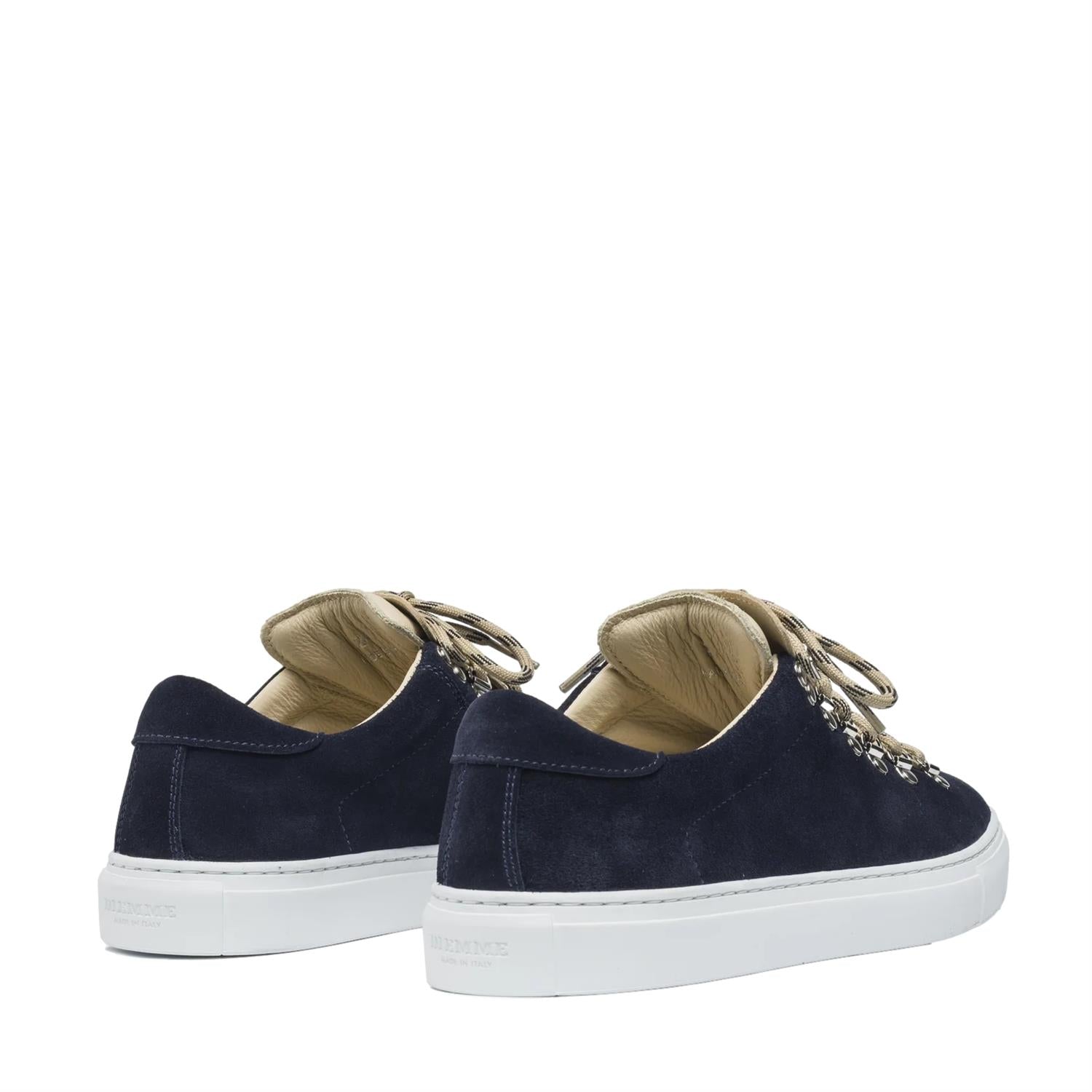 Diemme Marostica Low Navy Suede Mix Sko Blå Og Beige
