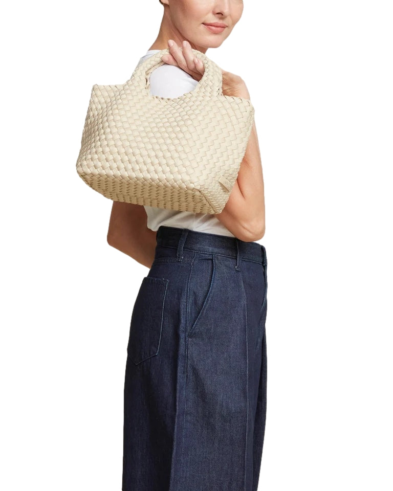 Naghedi St. Barths Small Tote Ecru Veske Beige - modostore.no