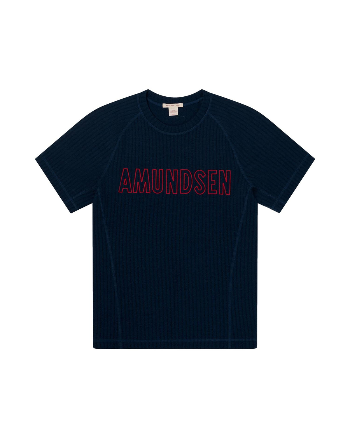 Amundsen Hero's Hide Tee Mens Ullundertøy Navy