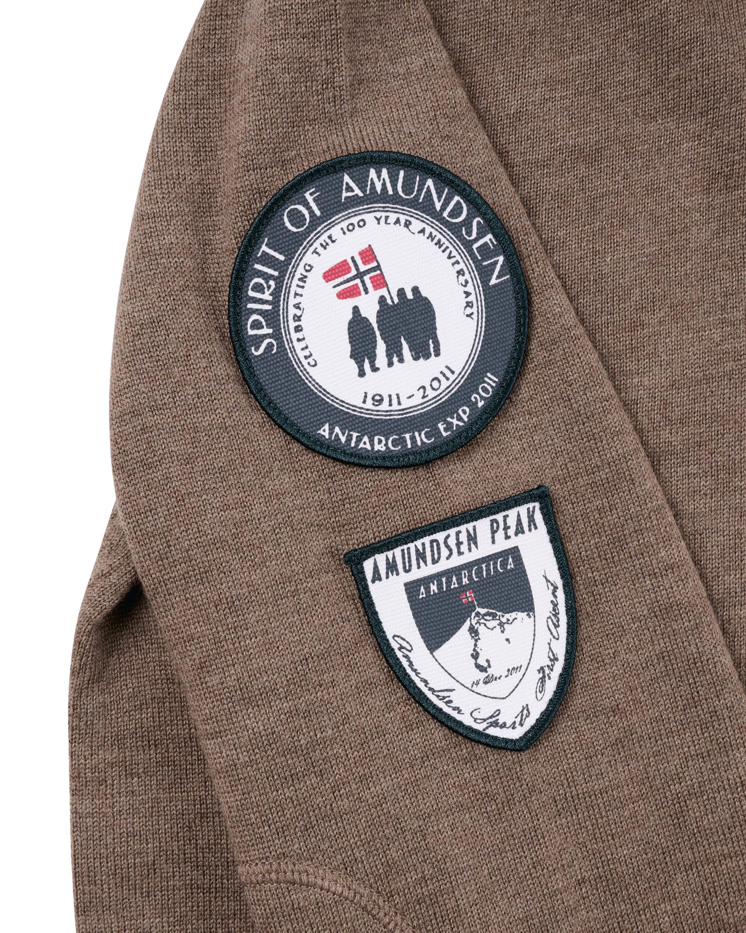 Amundsen Peak Half Zip Womens Genser Gråbrun