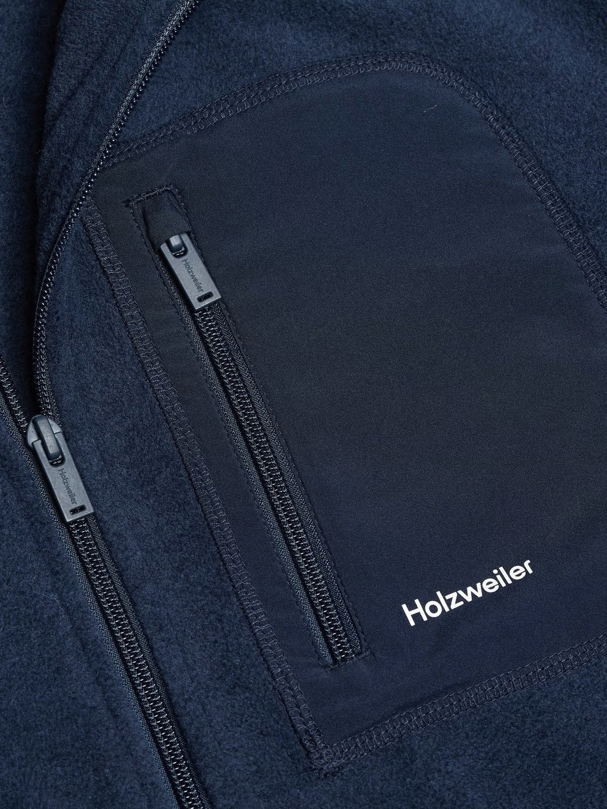 Holzweiler Dovre Fleece Jacket Jakke Navy - modostore.no