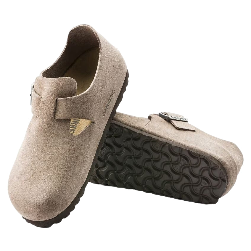 Birkenstock London Suede Narrow Taupe Sko Taupe - modostore.no