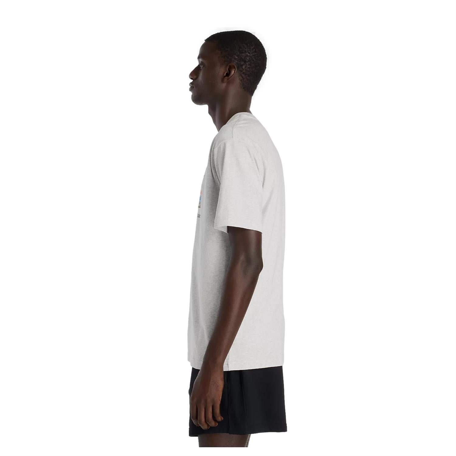 New Balance Boxes T-Shirt T-shirt Lys Grå Melert - modostore.no