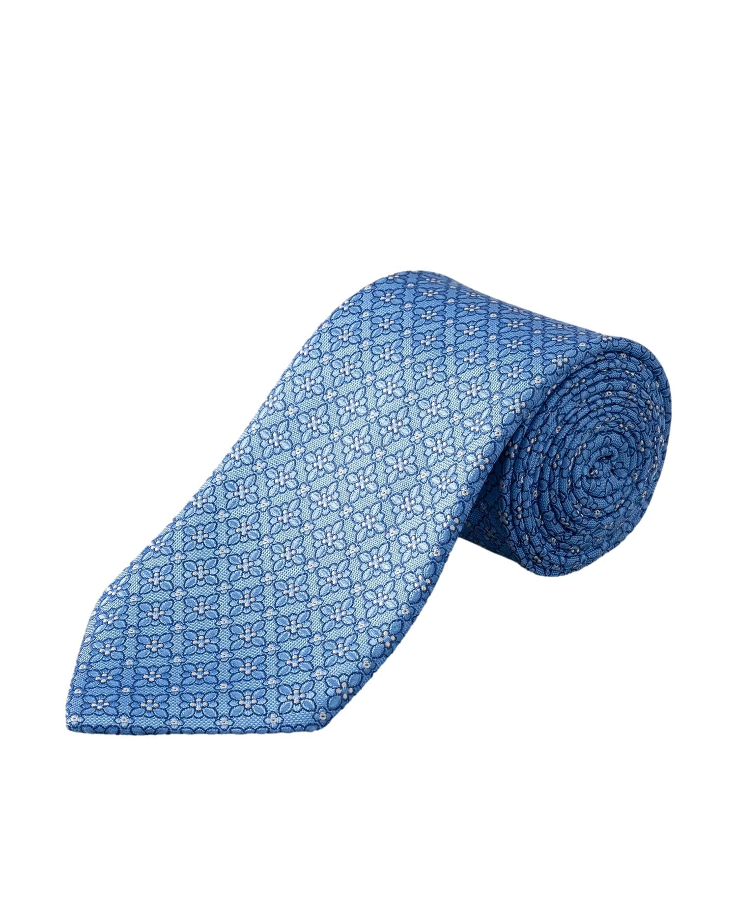 Eton Tie Slips Blå Mønster - modostore.no