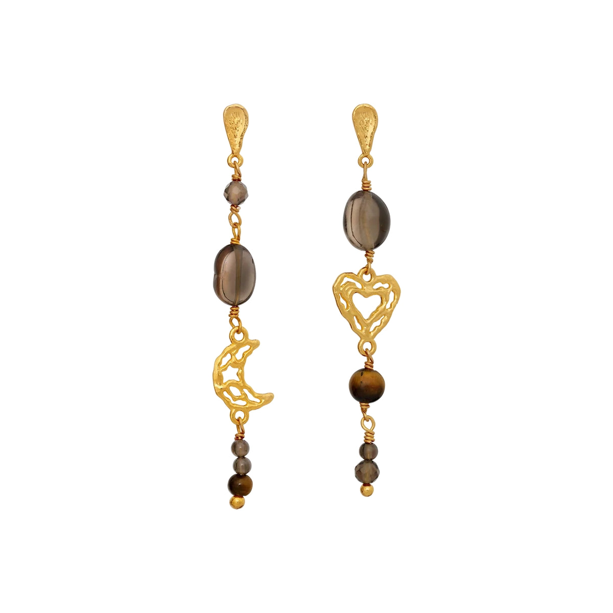 Maanesten Alberte Earrings Øredobber Gull