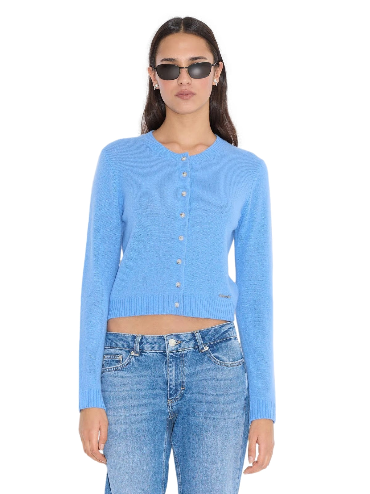 Holzweiler W. Cashmere Cardigan Cardigan Blå - modostore.no