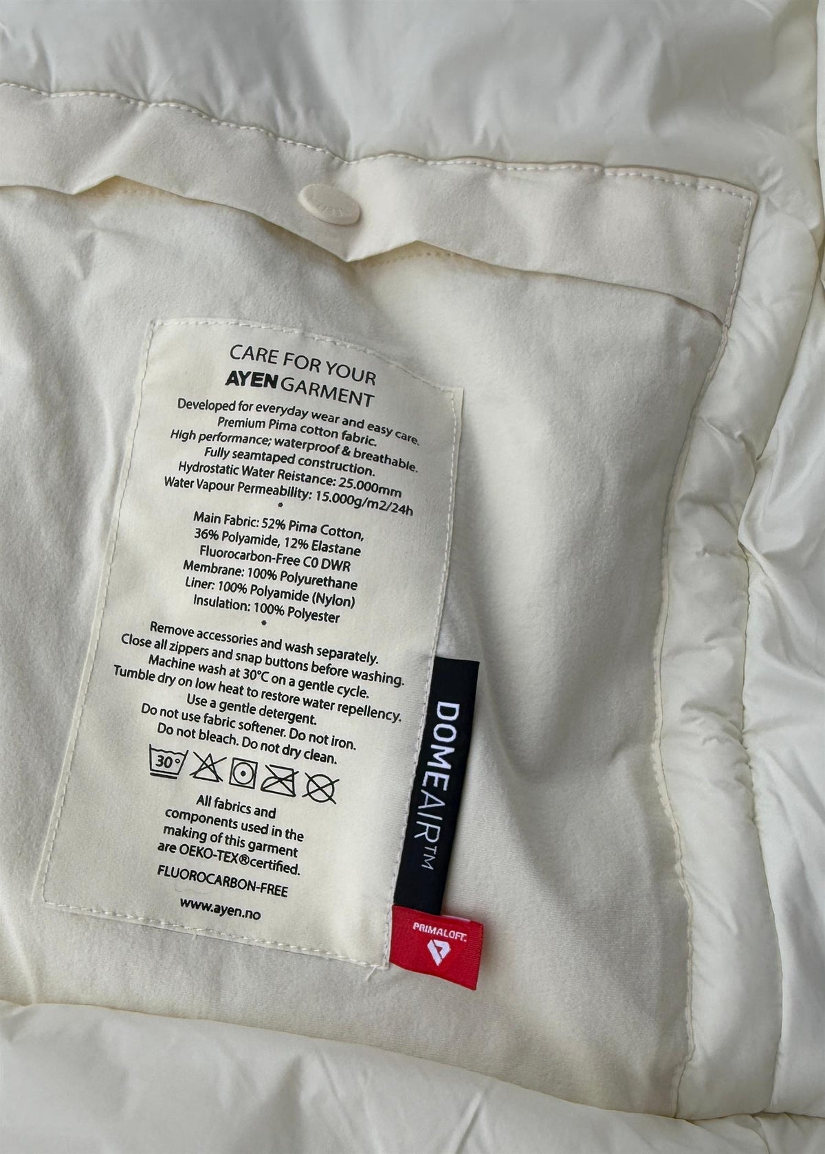 AYEN Insulated Parka Jakke Brun