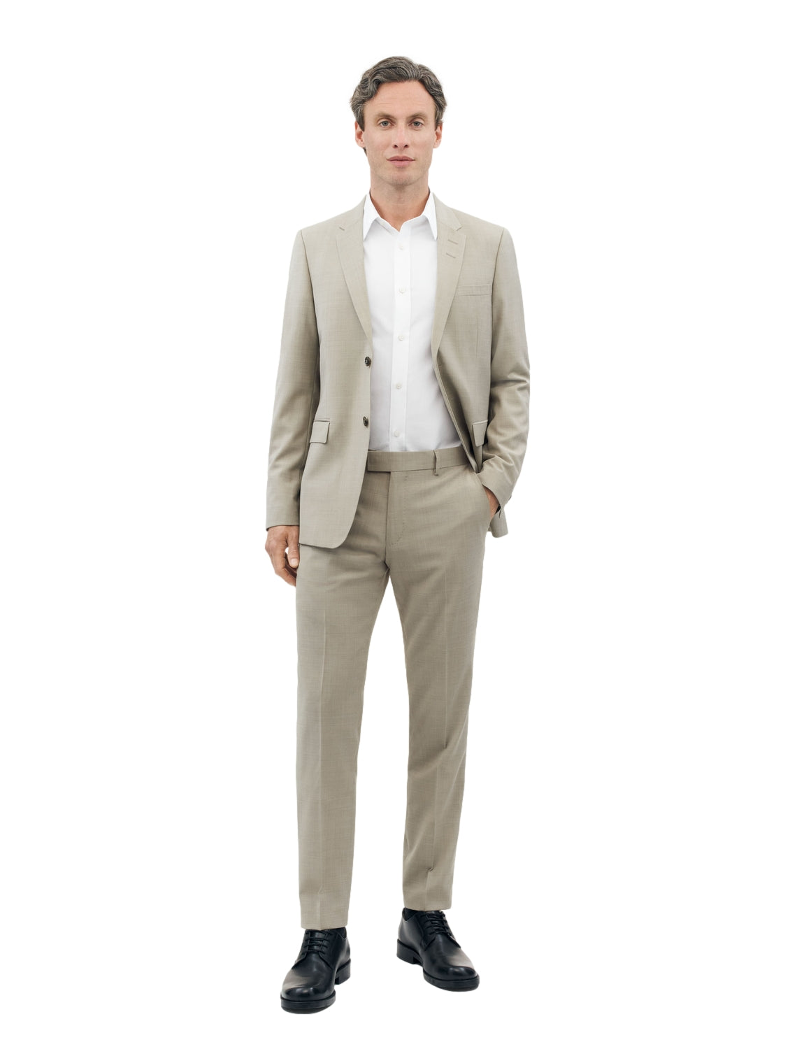 Tiger of Sweden Tenuta Travel Suit Trouser Dressbukse Beige - modostore.no