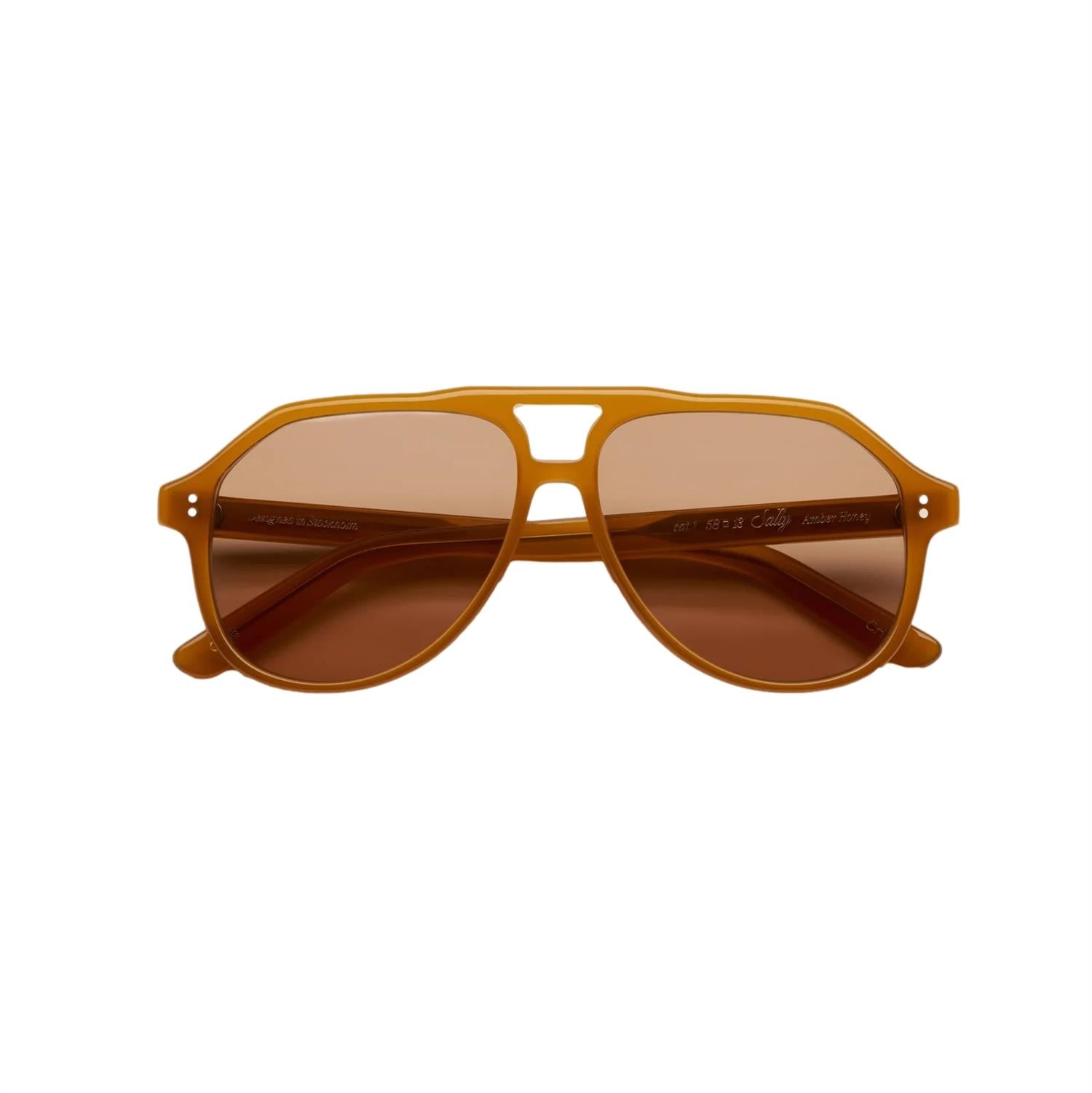 Chimi Eyewear Sally Amber Honey Solbriller Oransje - modostore.no