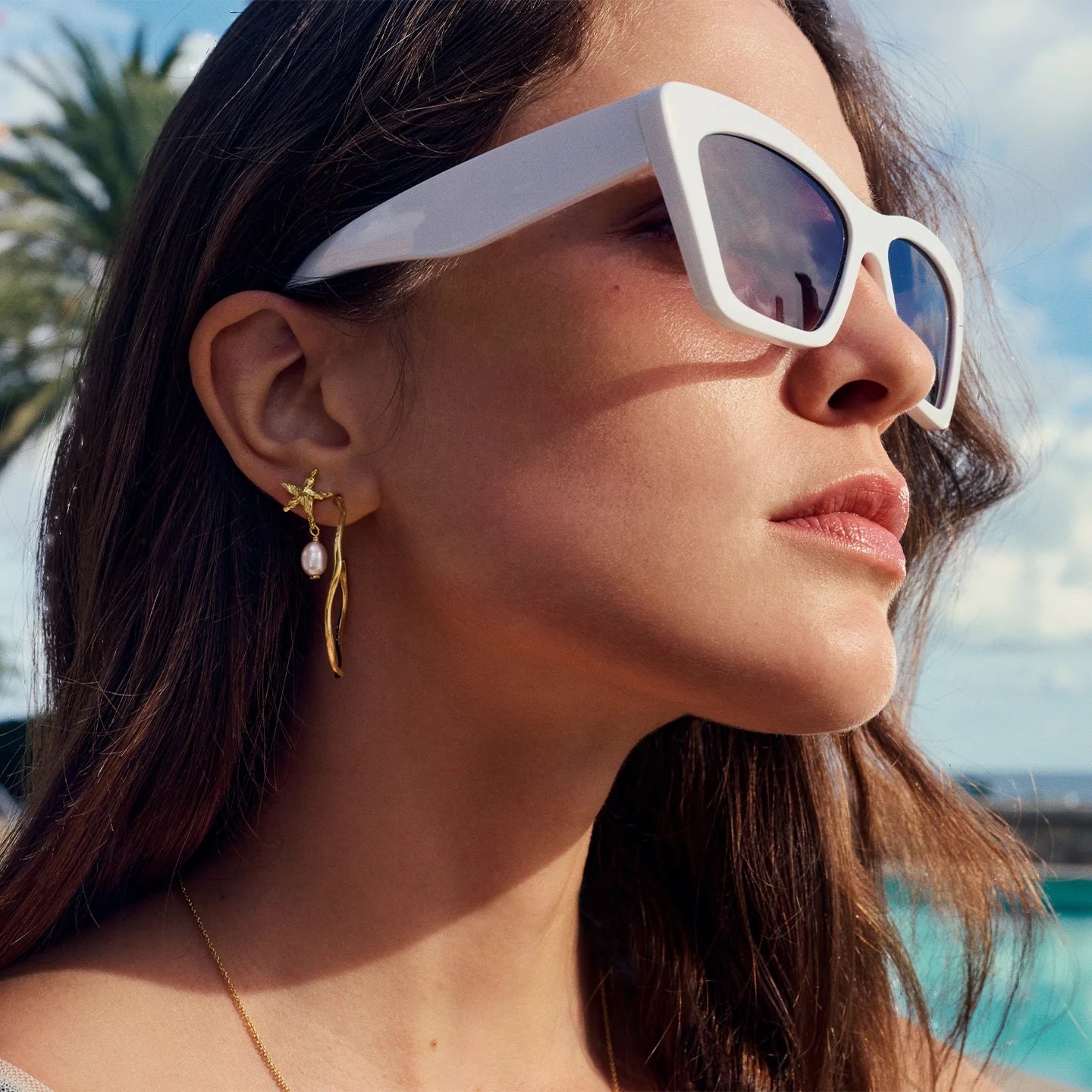 Maanesten Sandie Earrings Øredobber Gull