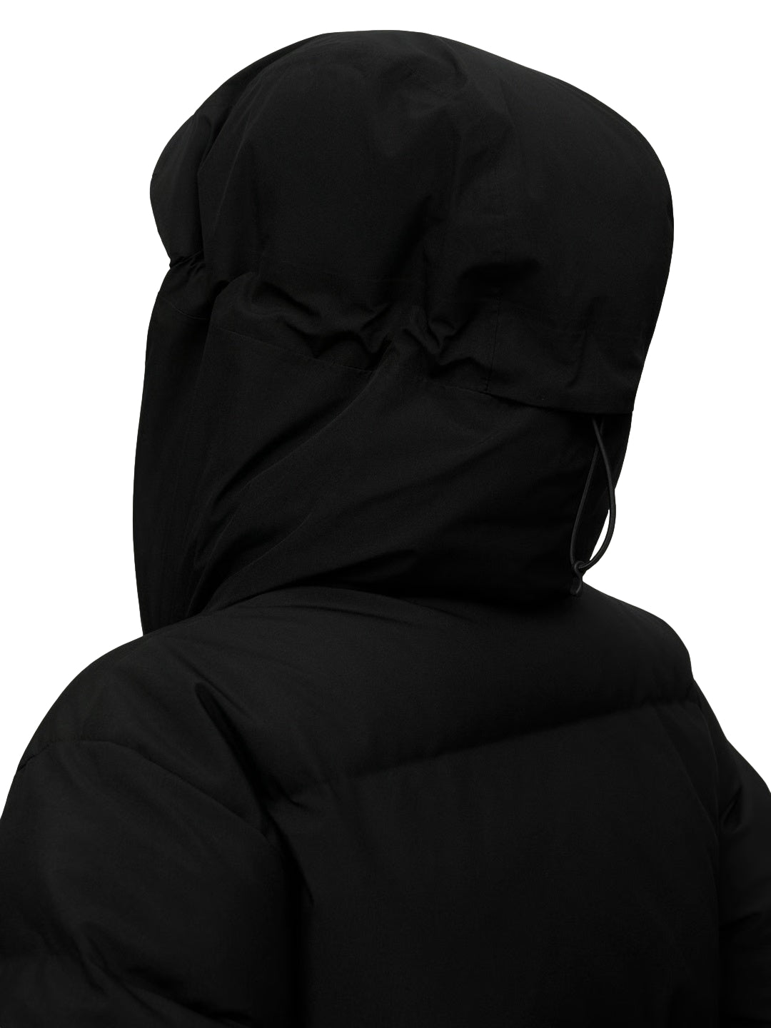 Blæst Selje Down Jacket Black Jakke Sort