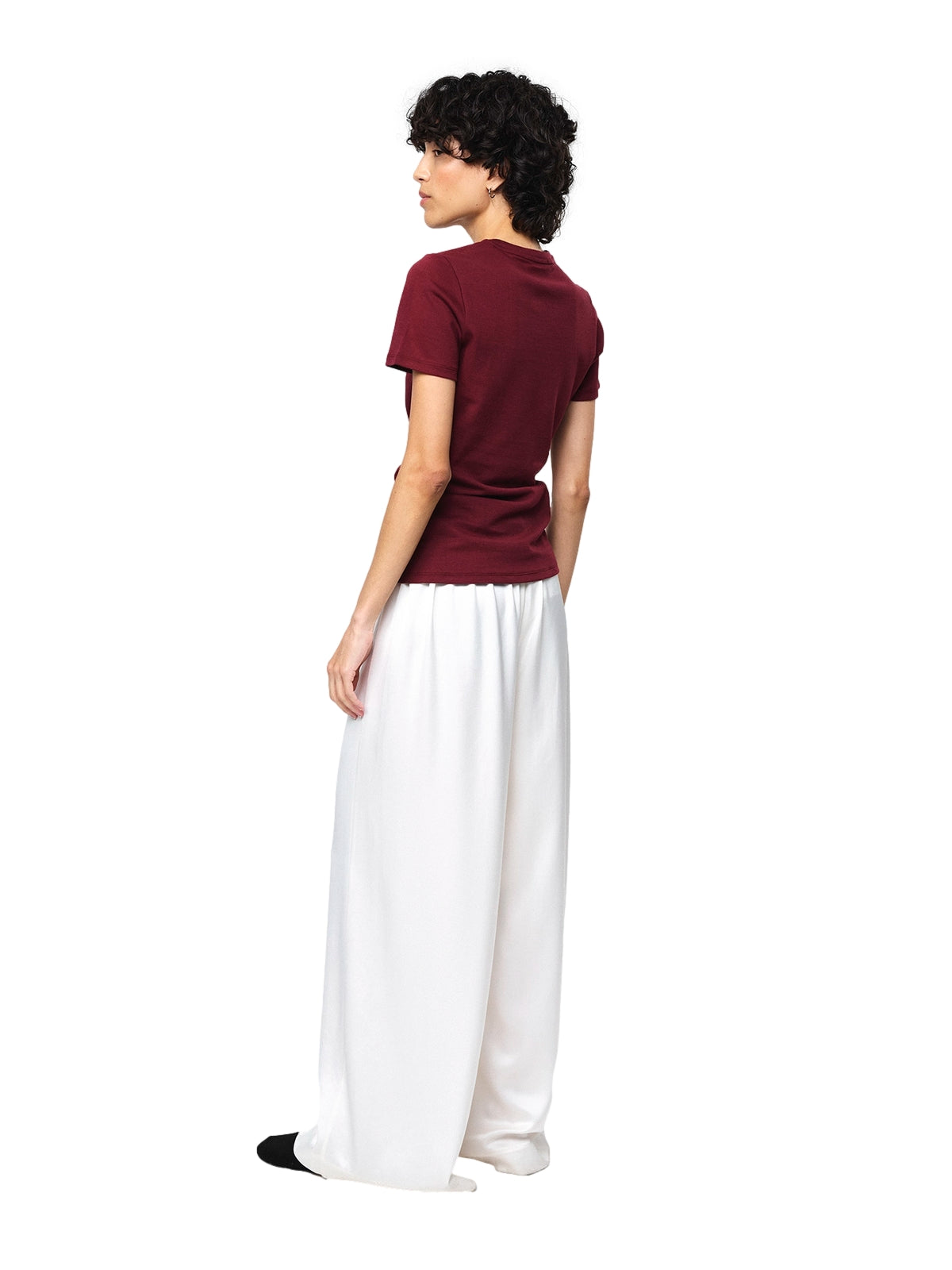 Julie Josephine Agnes Tee T-shirt Burgunder