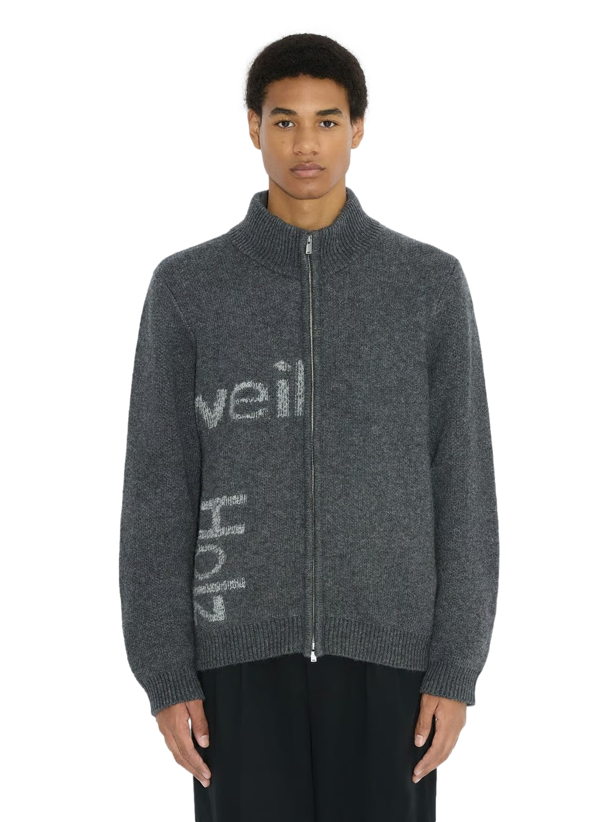 Holzweiler Haza Logo Zip Cardigan Cardigan Grå