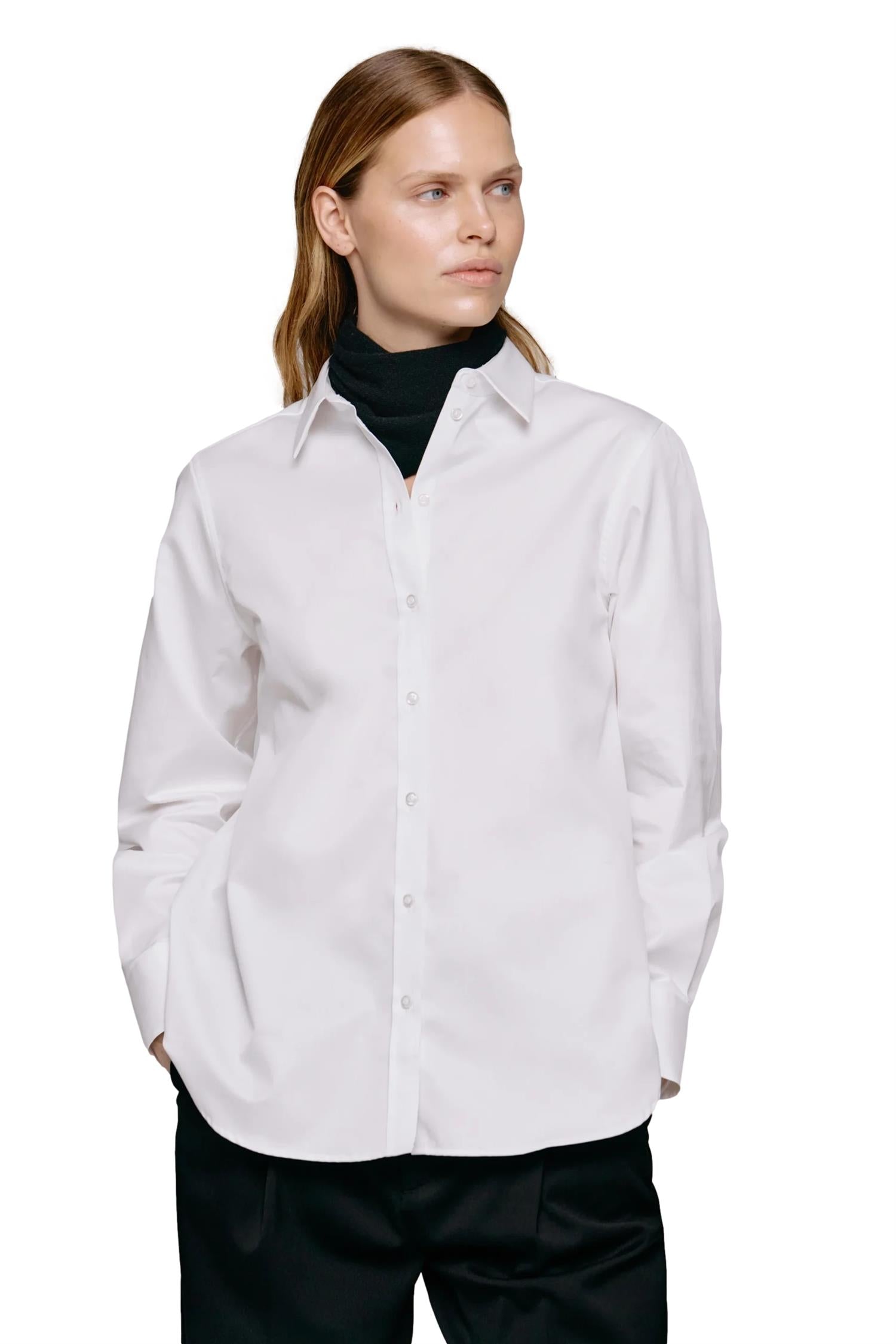 Julie Josephine Sofie Shirt Skjorte Hvit - modostore.no