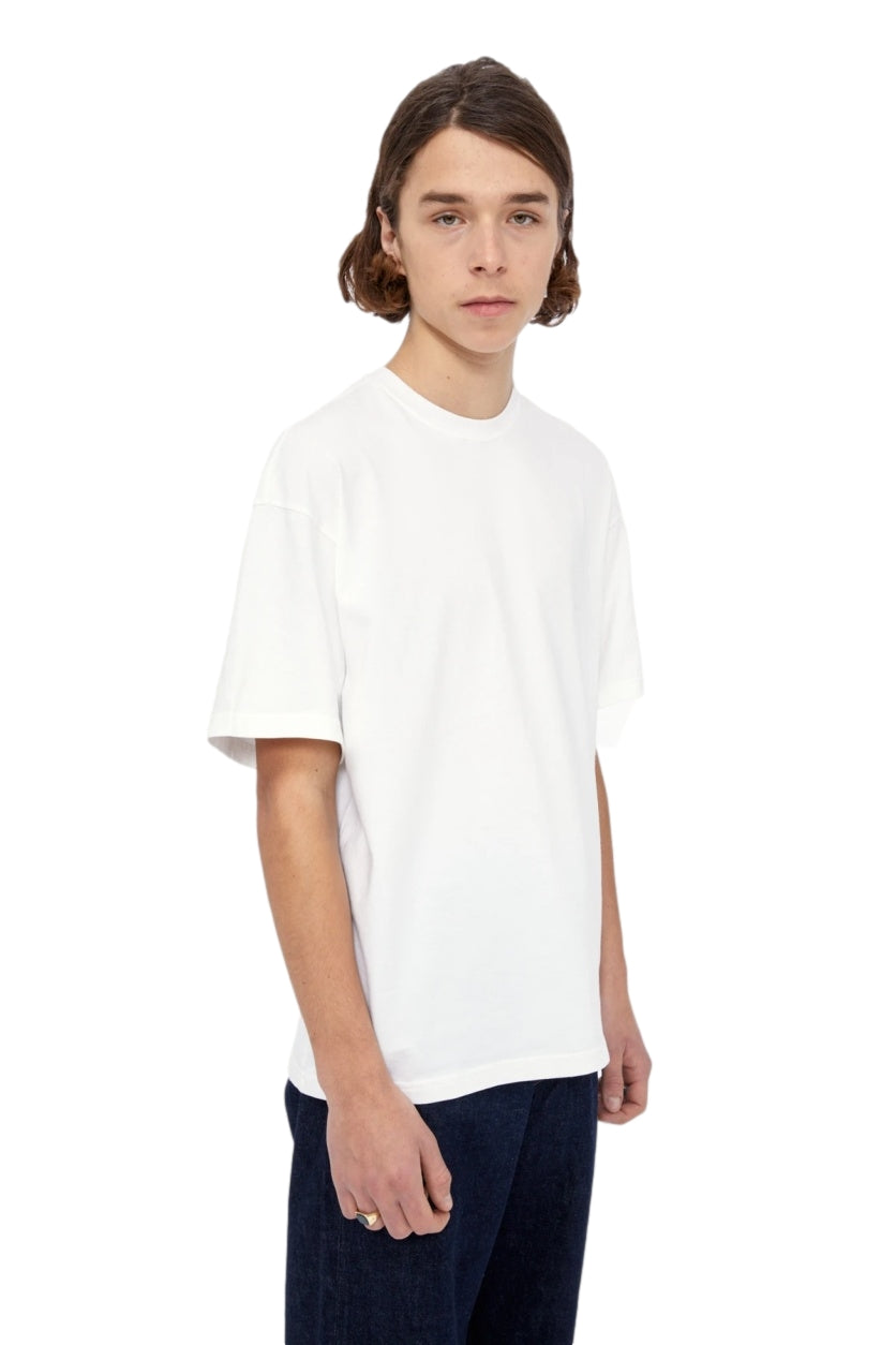 Livid Nelson Organic White T-shirt Hvit - modostore.no