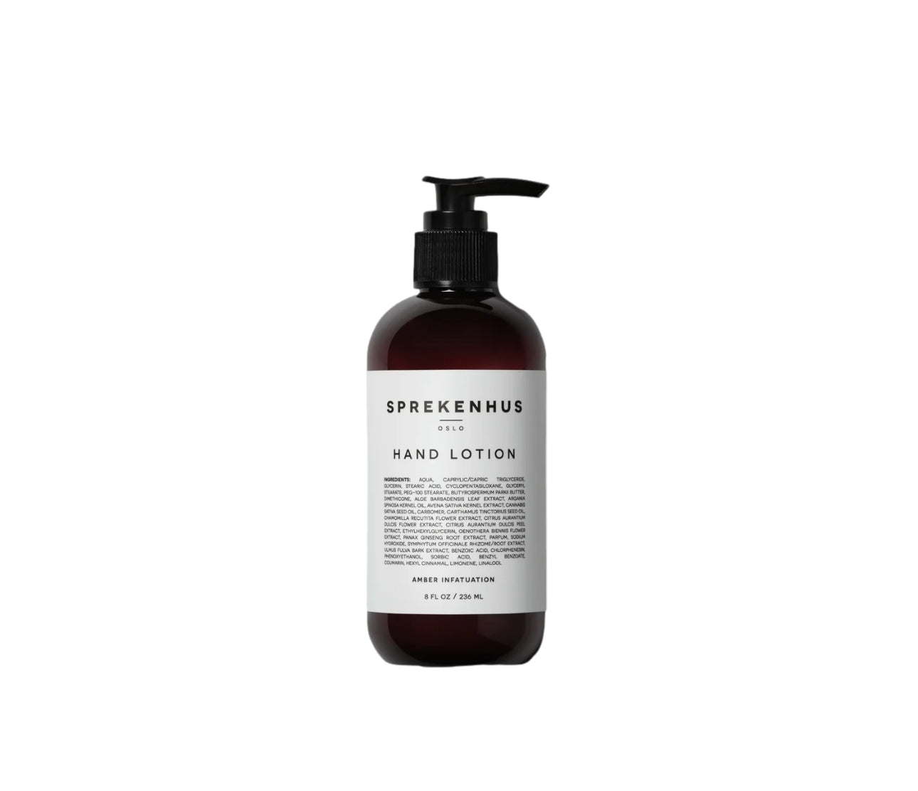 Sprekenhus Hand Lotion 236ml - Amber Infatuation Håndkrem Gjennomsiktig