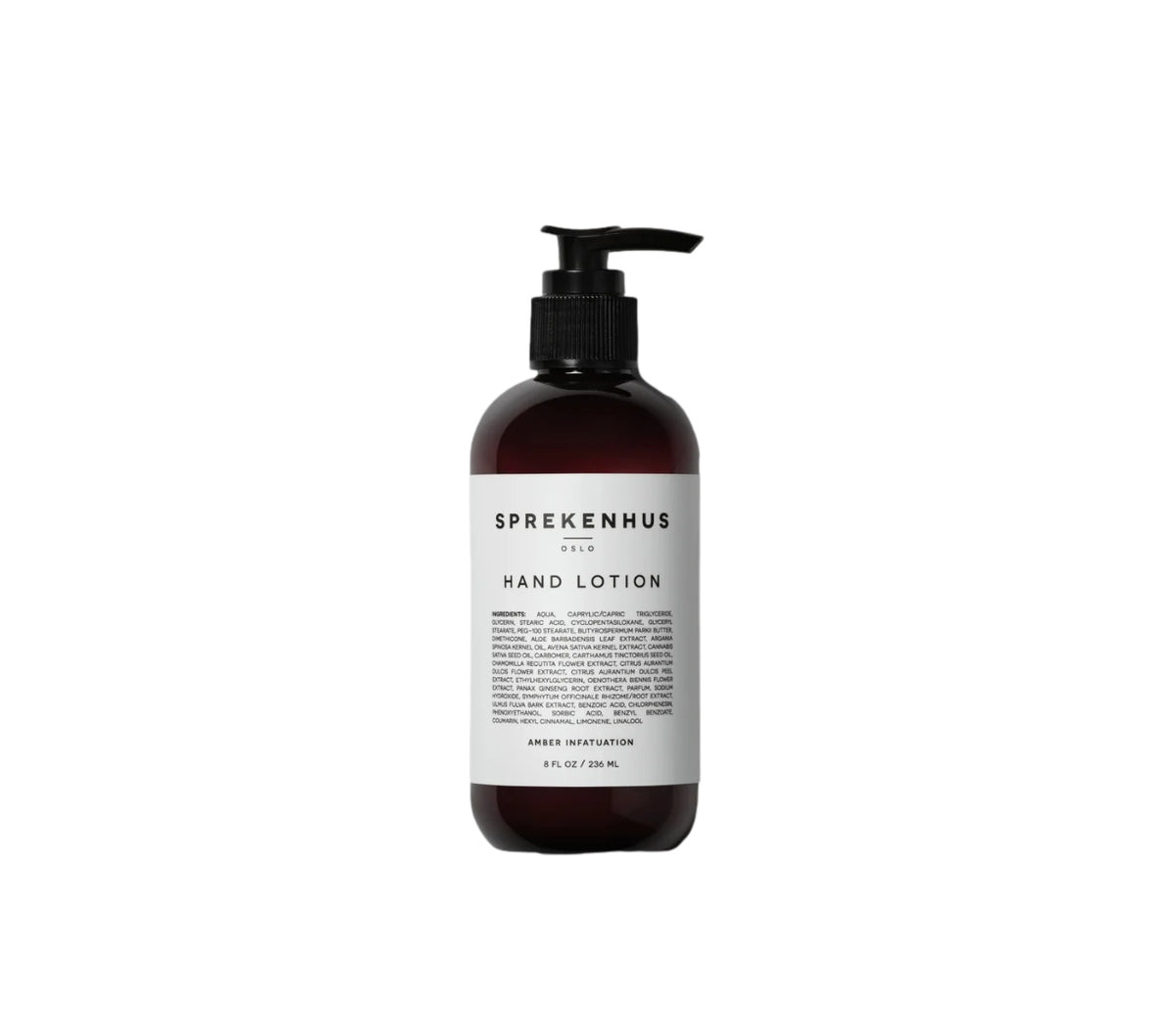 Sprekenhus Hand Lotion 236ml - Amber Infatuation Håndkrem Gjennomsiktig