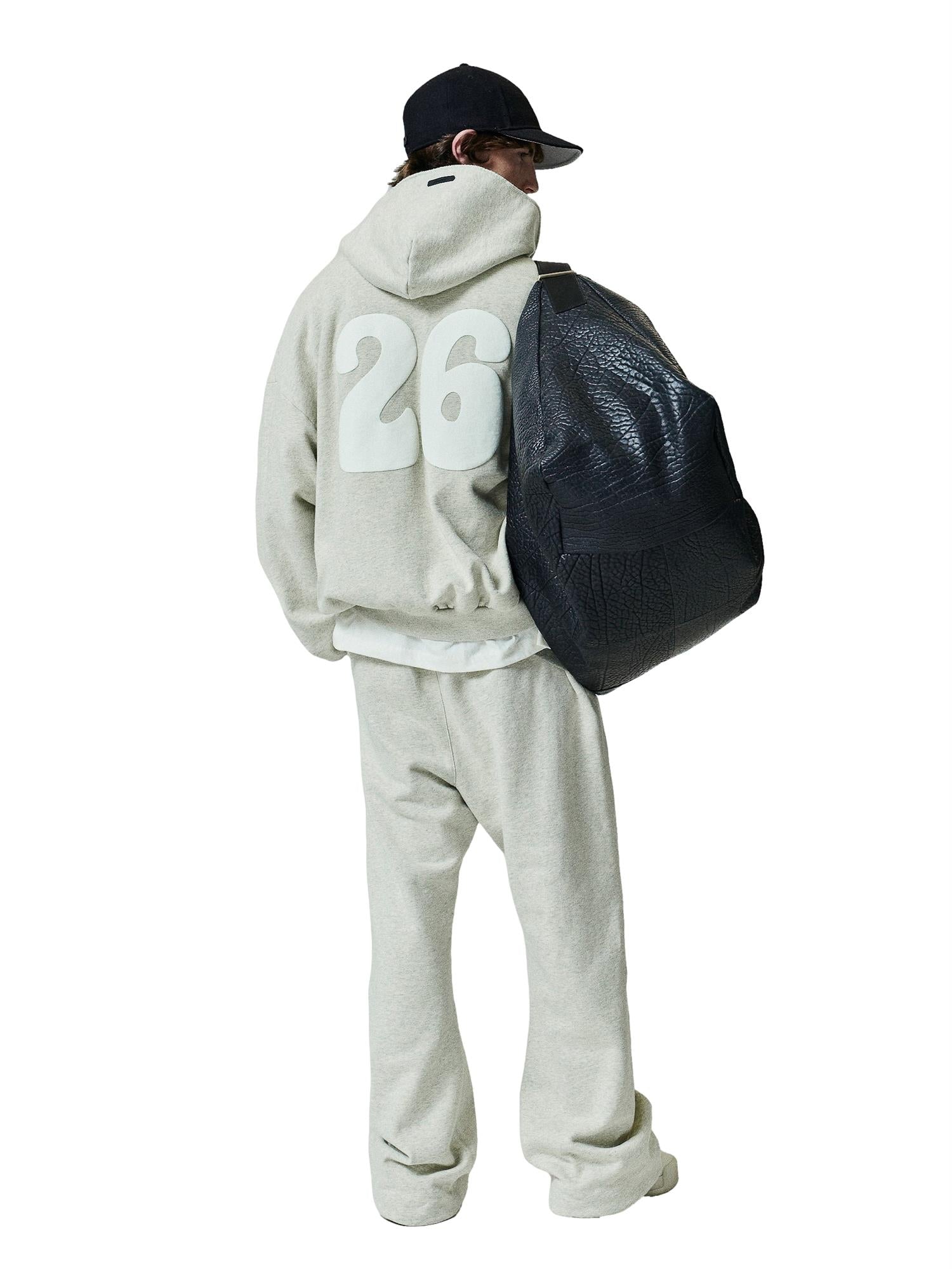 Fear of God Essentials 90S Full Zip Hoodie Hettegenser Lys Grå Melert