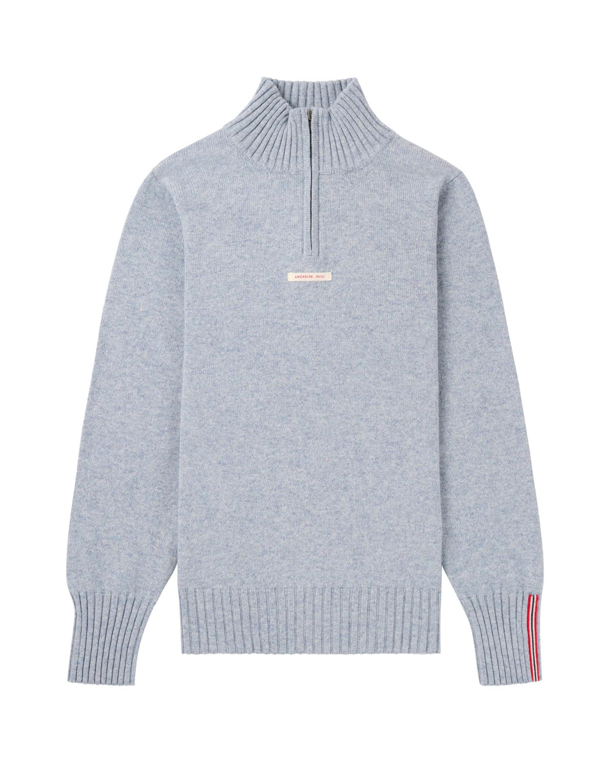 Amundsen Deck Half Zip Womens Genser Lyseblå