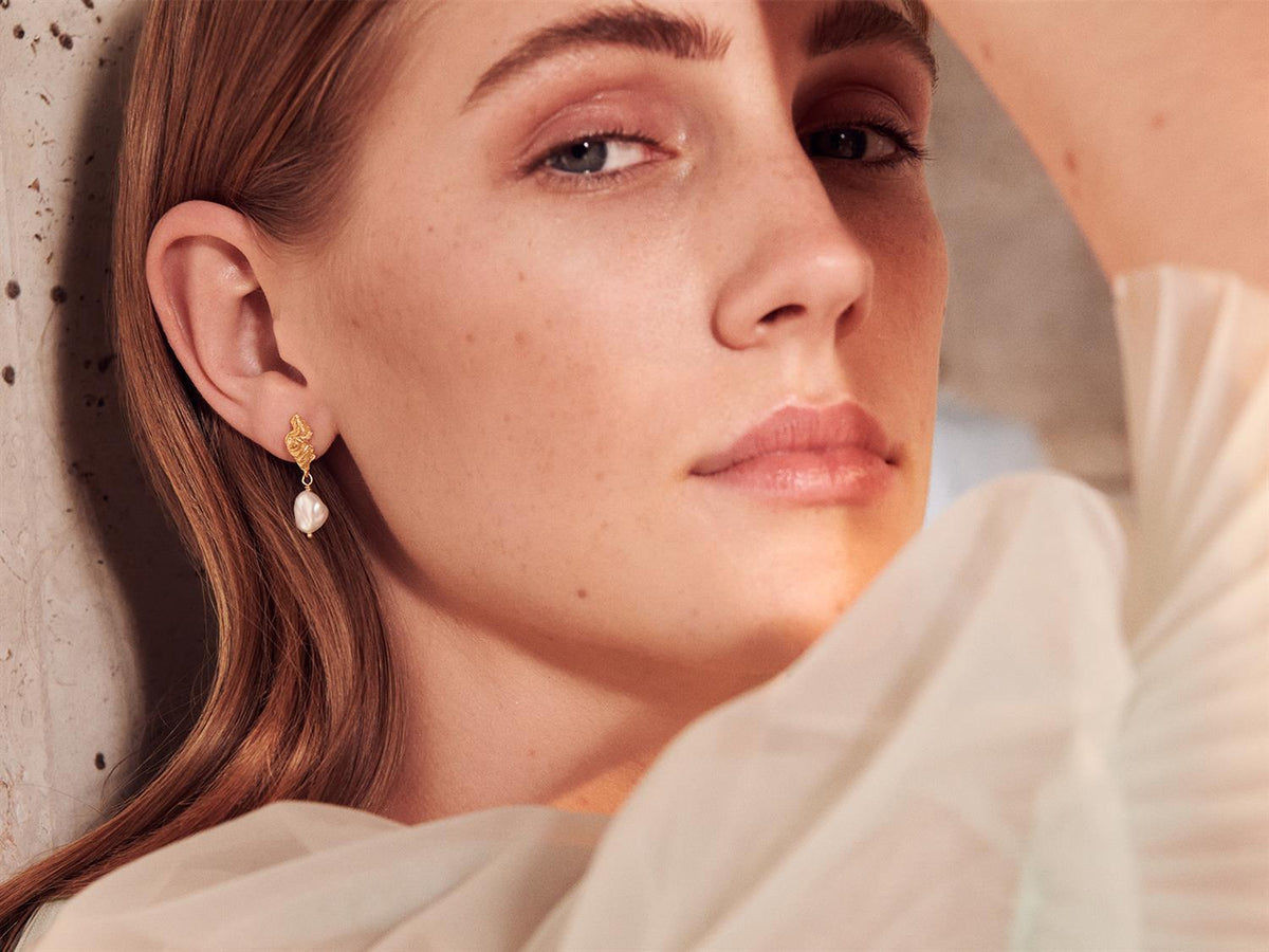 Maanesten Frigg Earring Øredobber Sølv