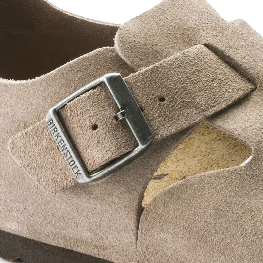 Birkenstock London Suede Narrow Taupe Sko Taupe - modostore.no