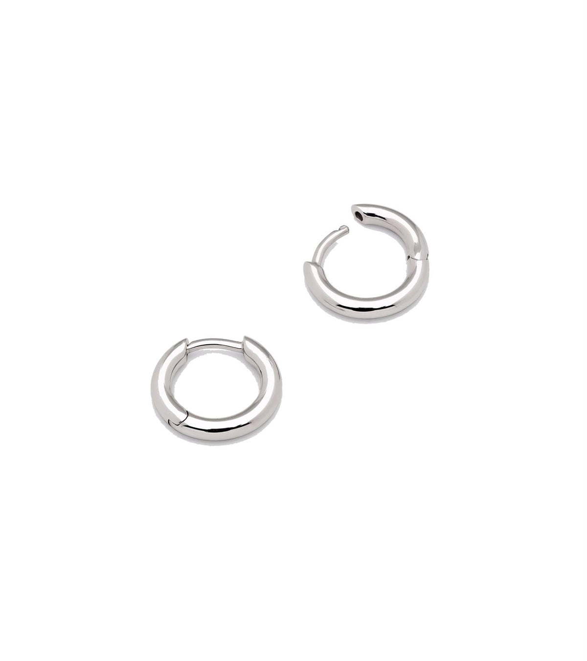 Tom Wood Classic Hoop Small Silver Øredobber Sølv