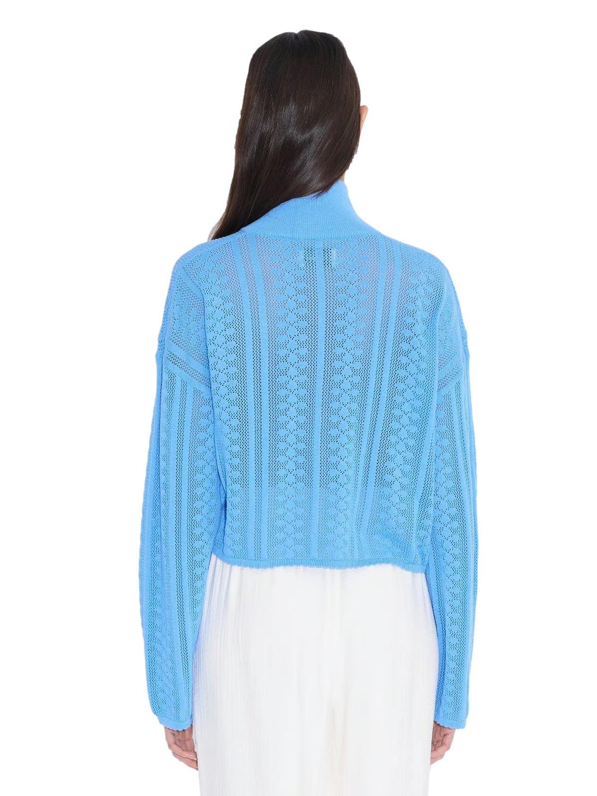 Holzweiler Tine Crochet Cardigan Cardigan Blå - modostore.no