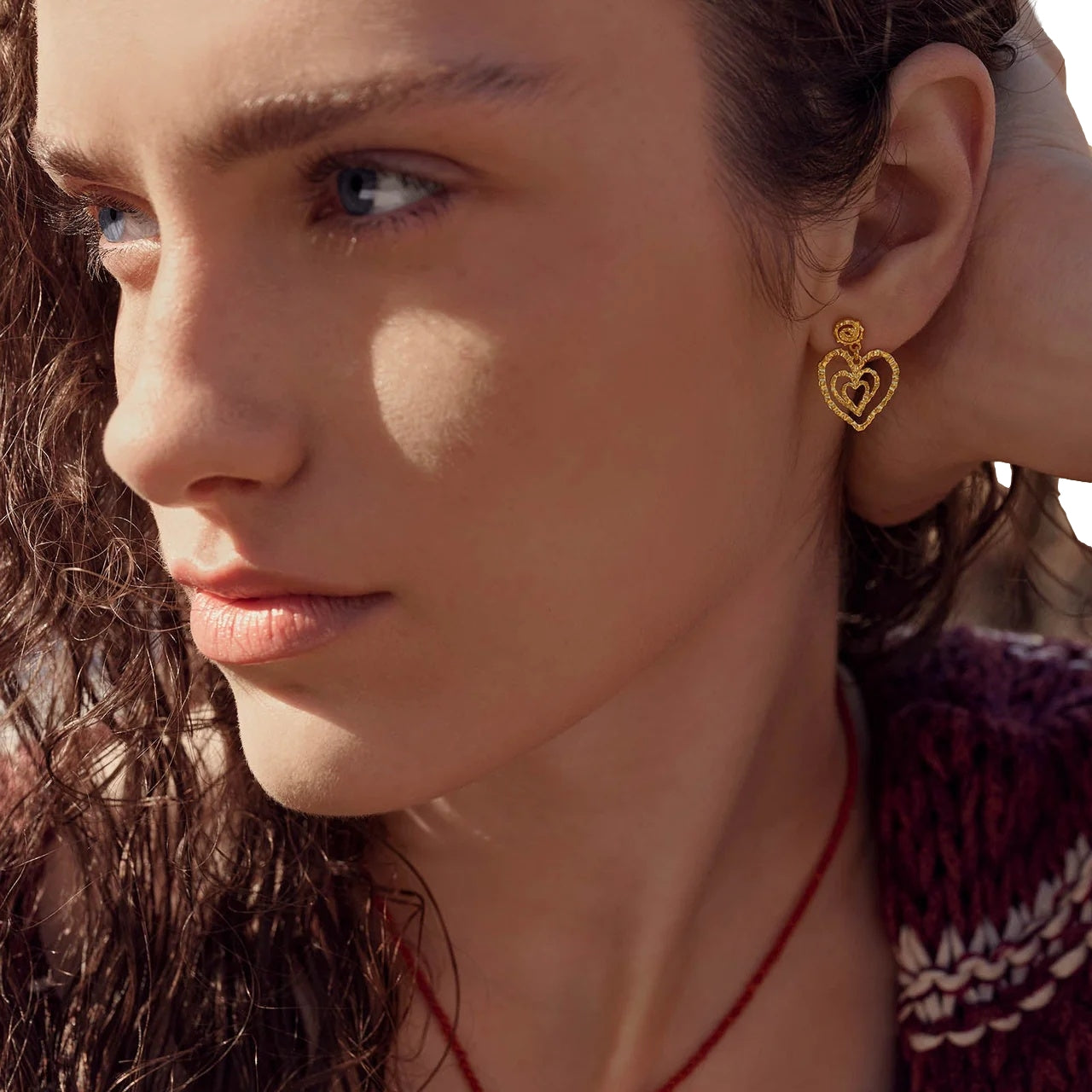 Maanesten Beate Petite Earrings Øredobber Gull - modostore.no