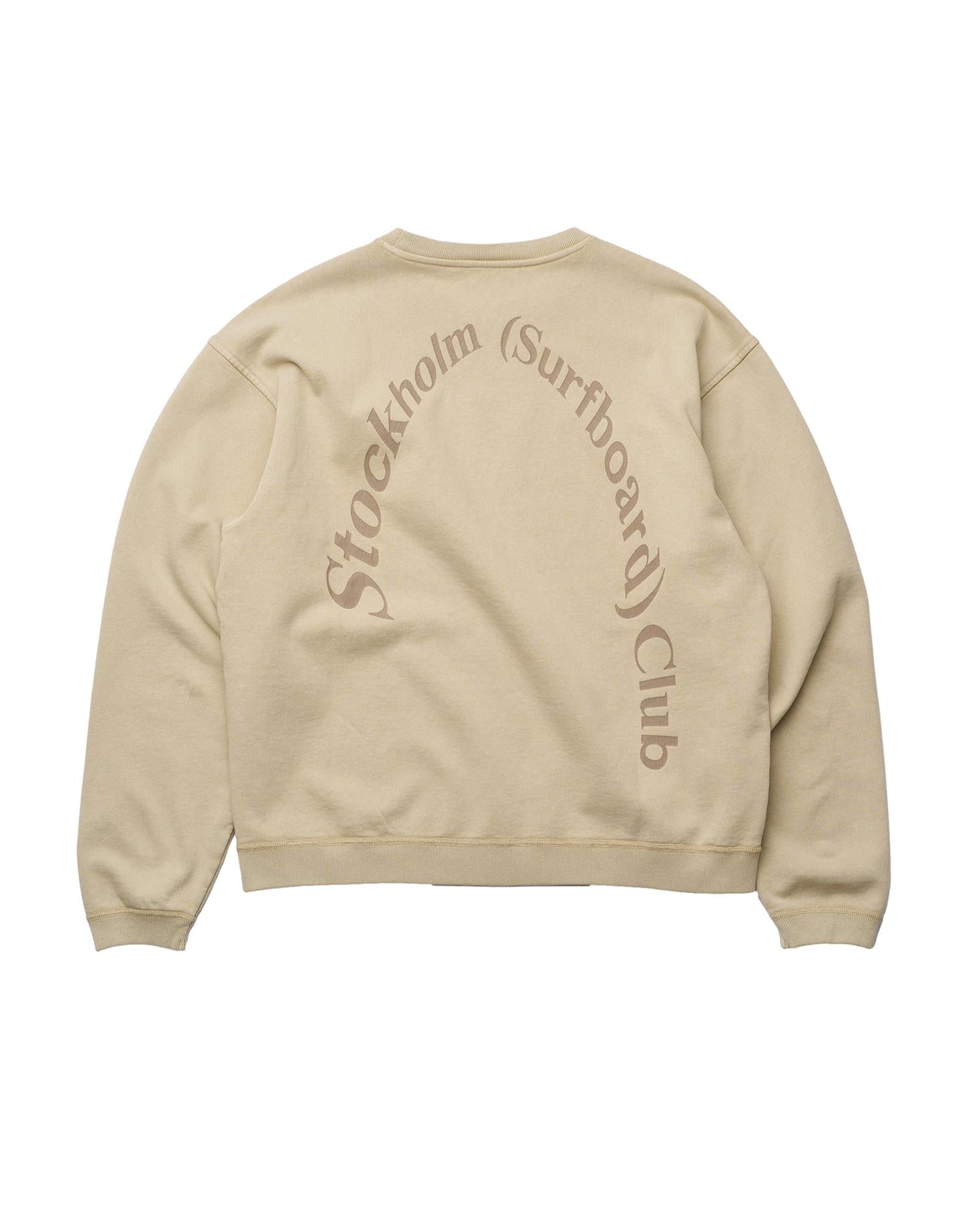 Stockholm Surfboard Club Benny Crewneck Beige